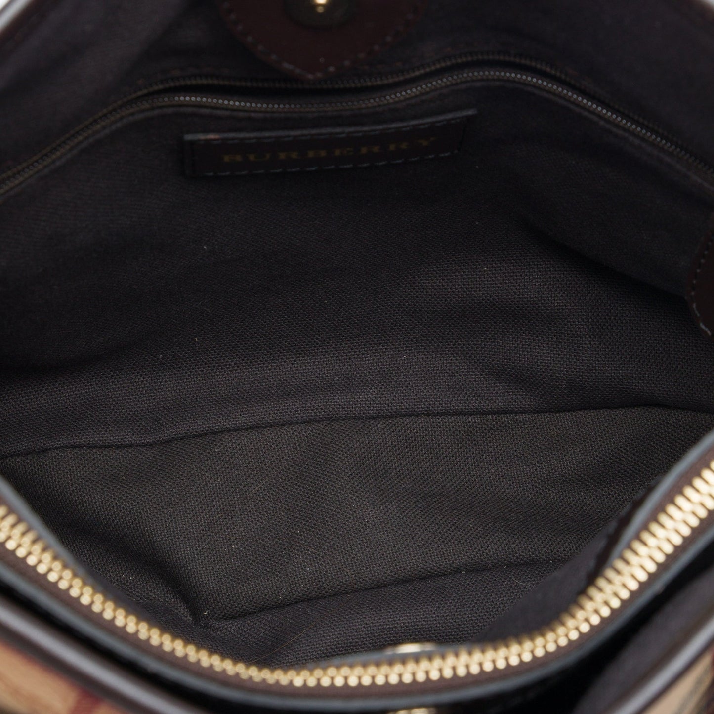 Burberry Small Haymarket Check Coated Canvas Northfield Satchel