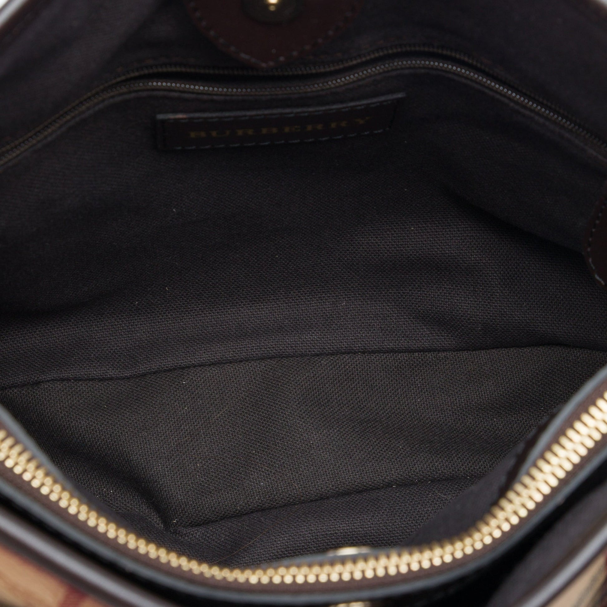 Burberry Small Haymarket Check Coated Canvas Northfield Satchel