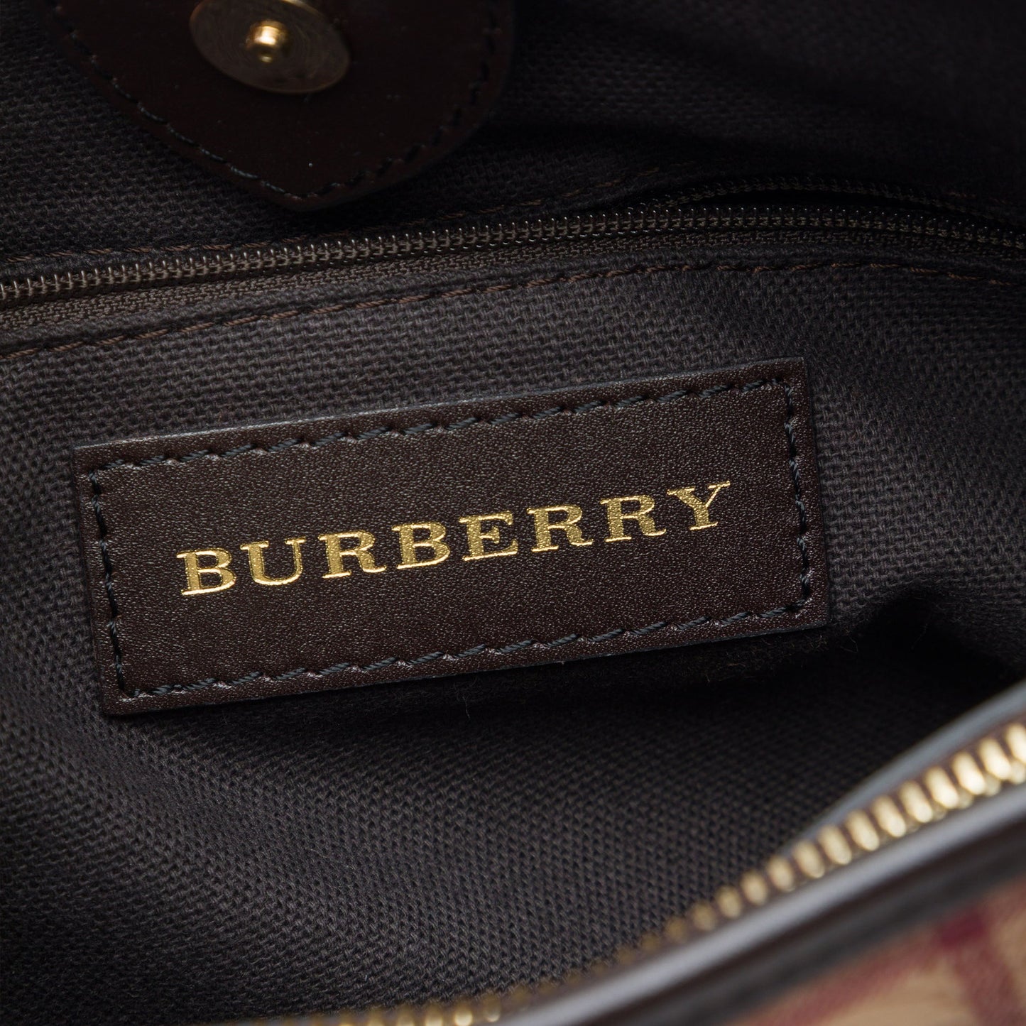 Burberry Small Haymarket Check Coated Canvas Northfield Satchel