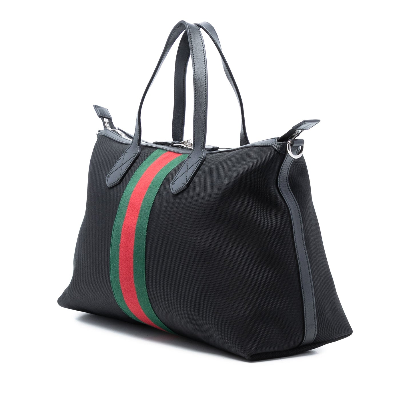 Gucci Techno Canvas Web Travel Bag