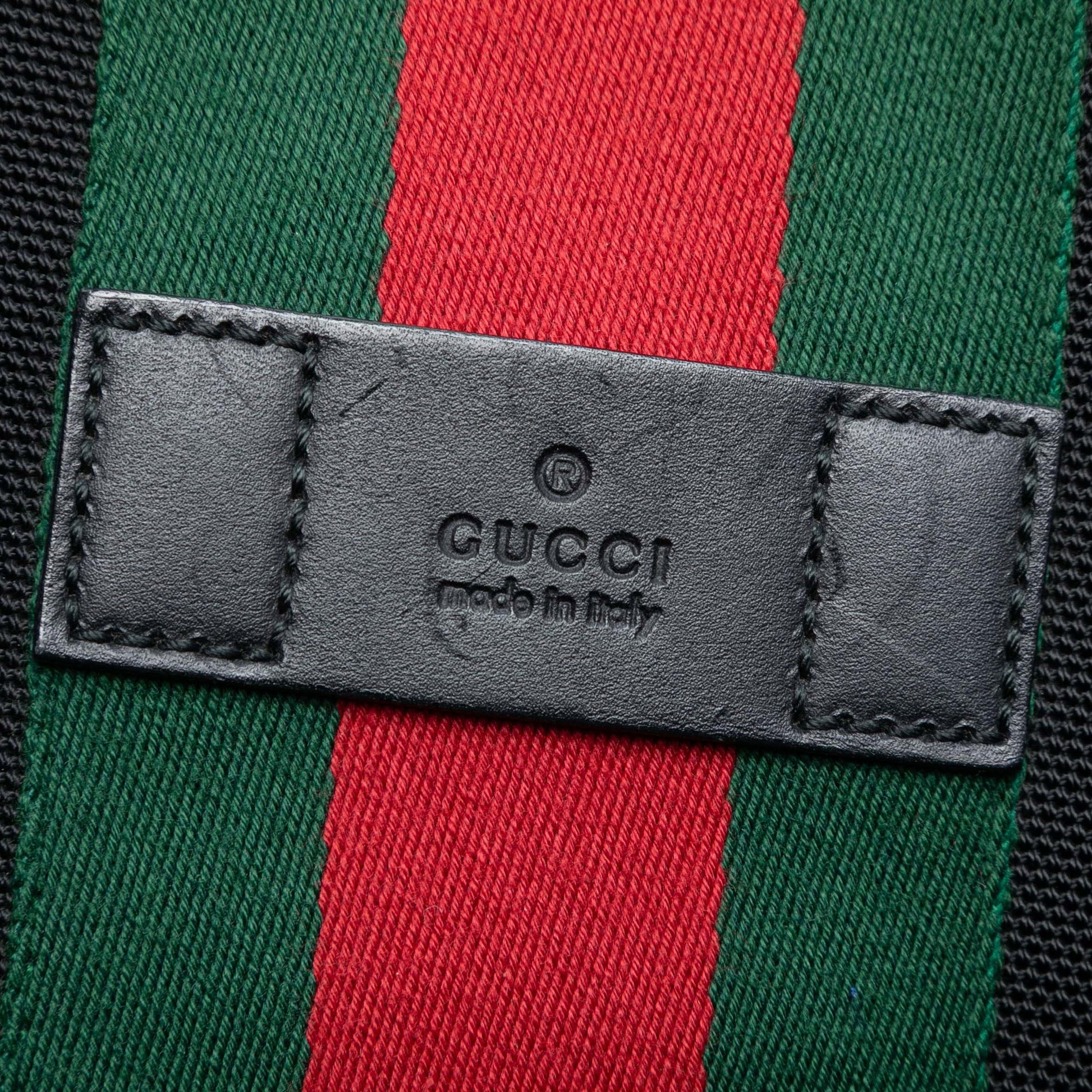 Gucci Techno Canvas Web Travel Bag