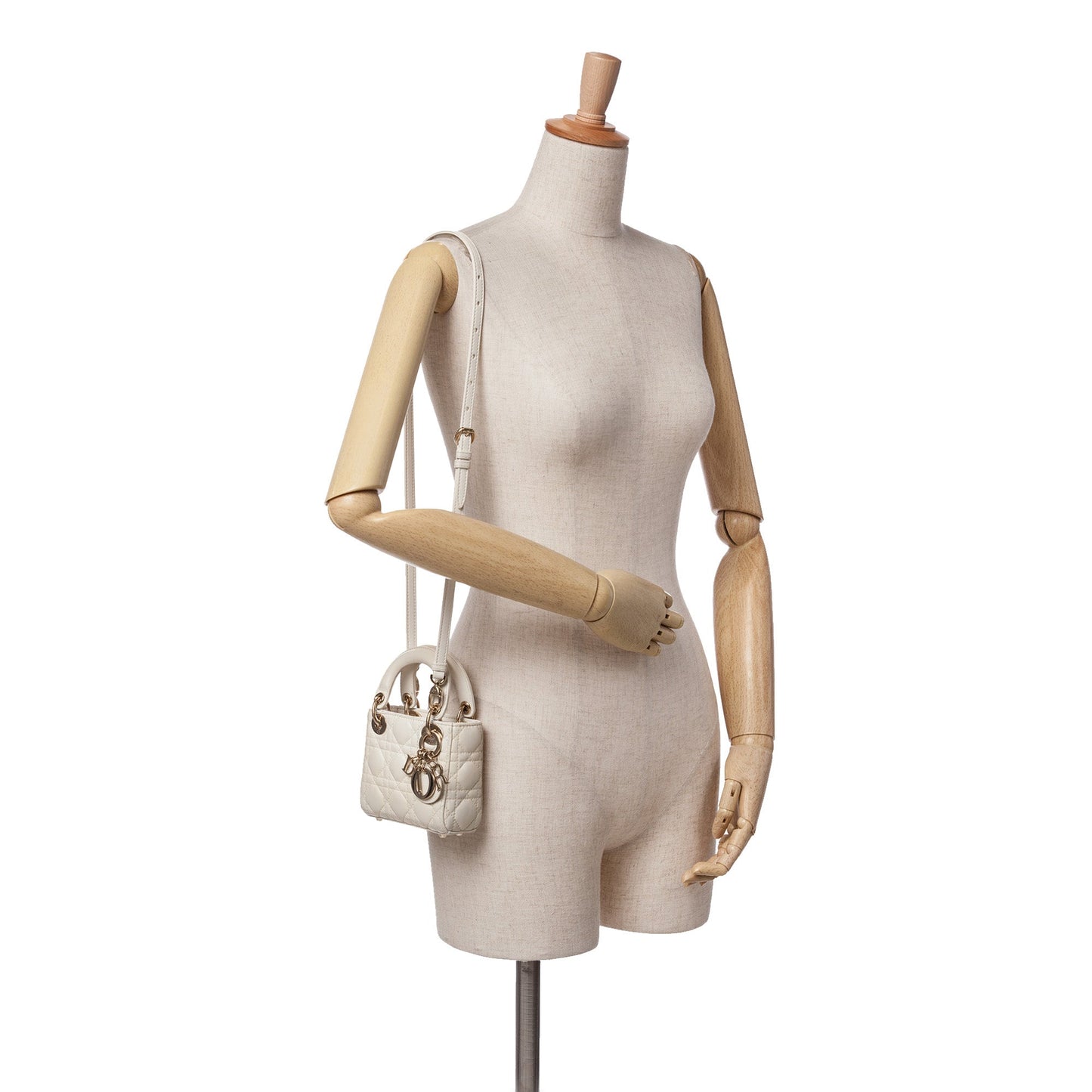 Dior Micro Lambskin Cannage Lady Dior
