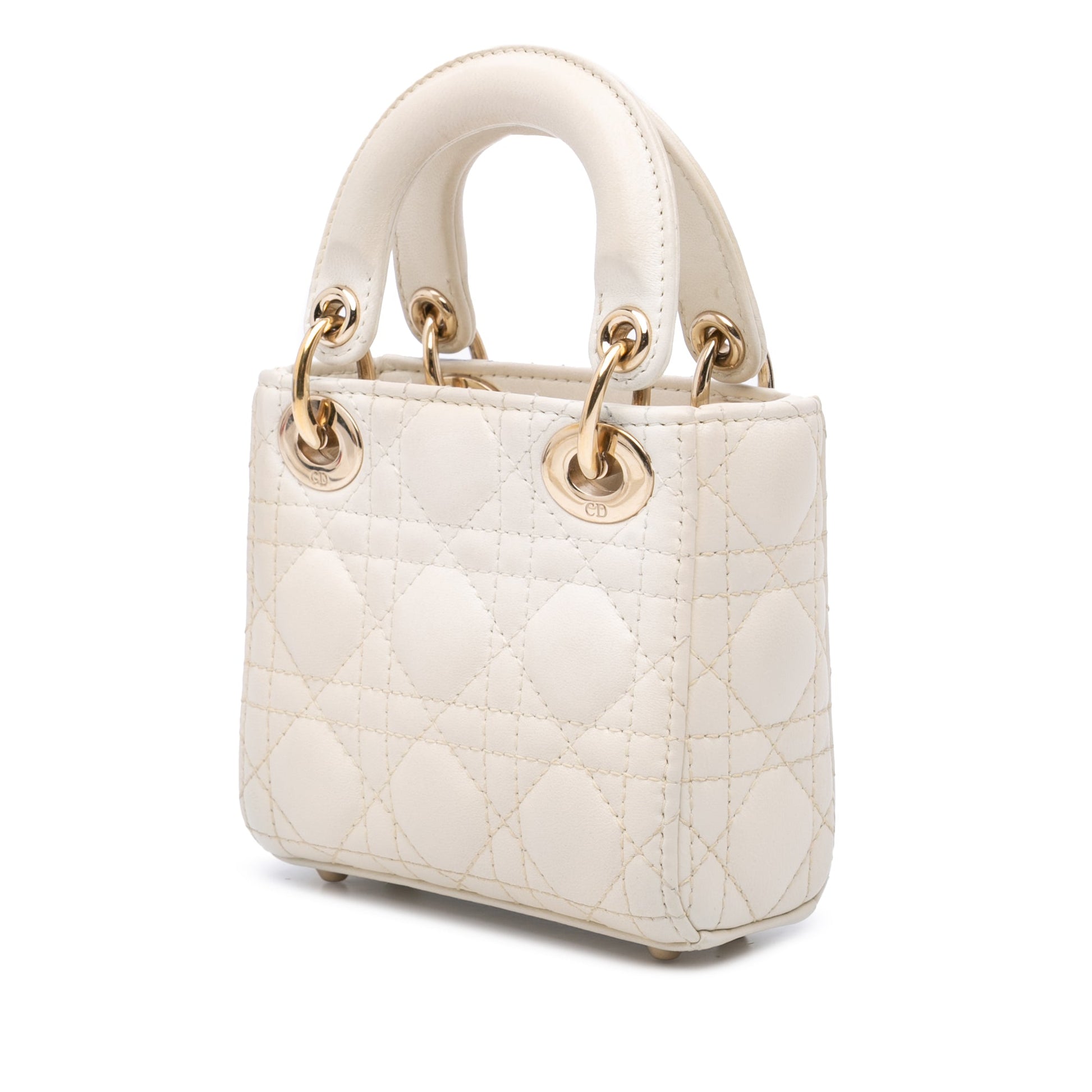 Dior Micro Lambskin Cannage Lady Dior