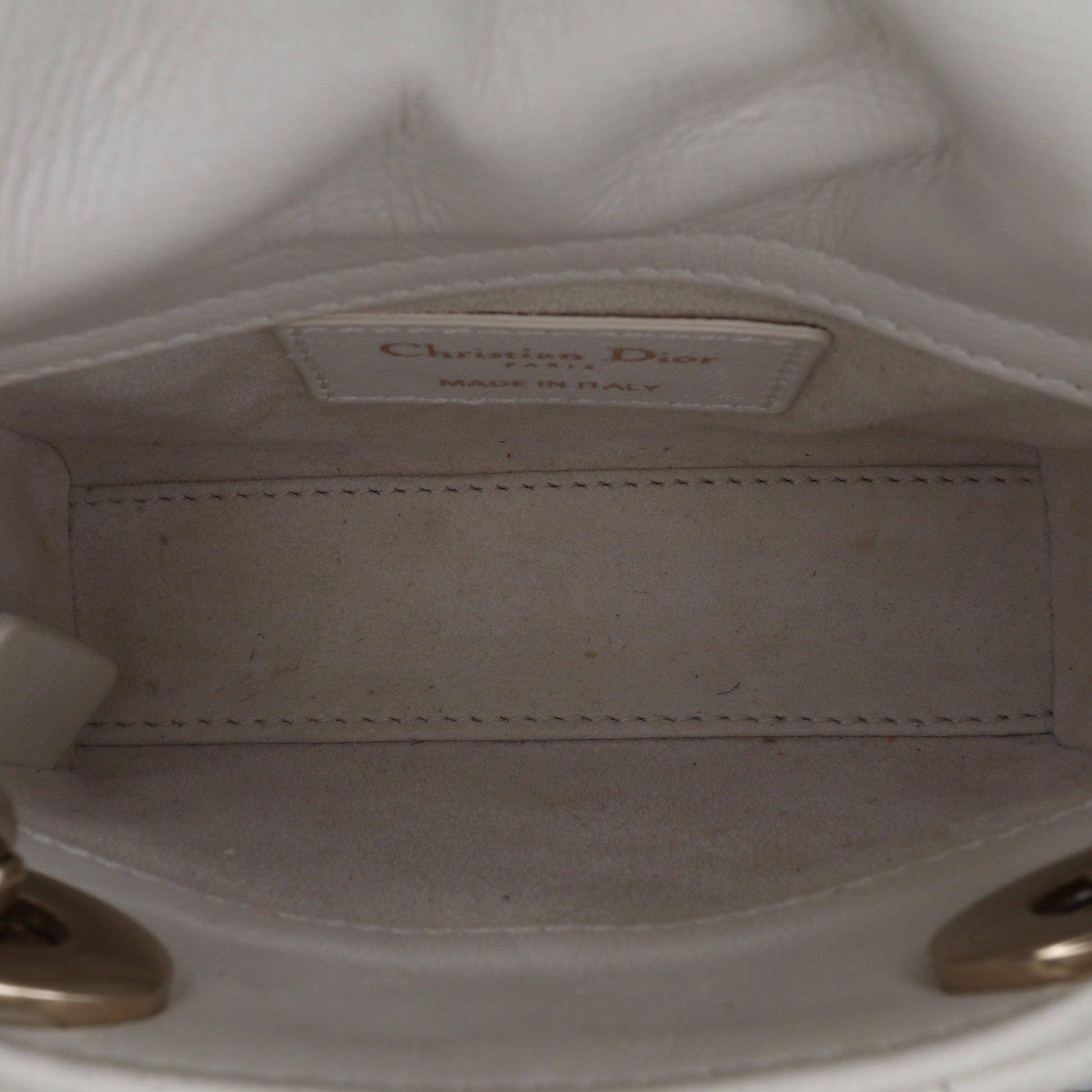 Dior Micro Lambskin Cannage Lady Dior