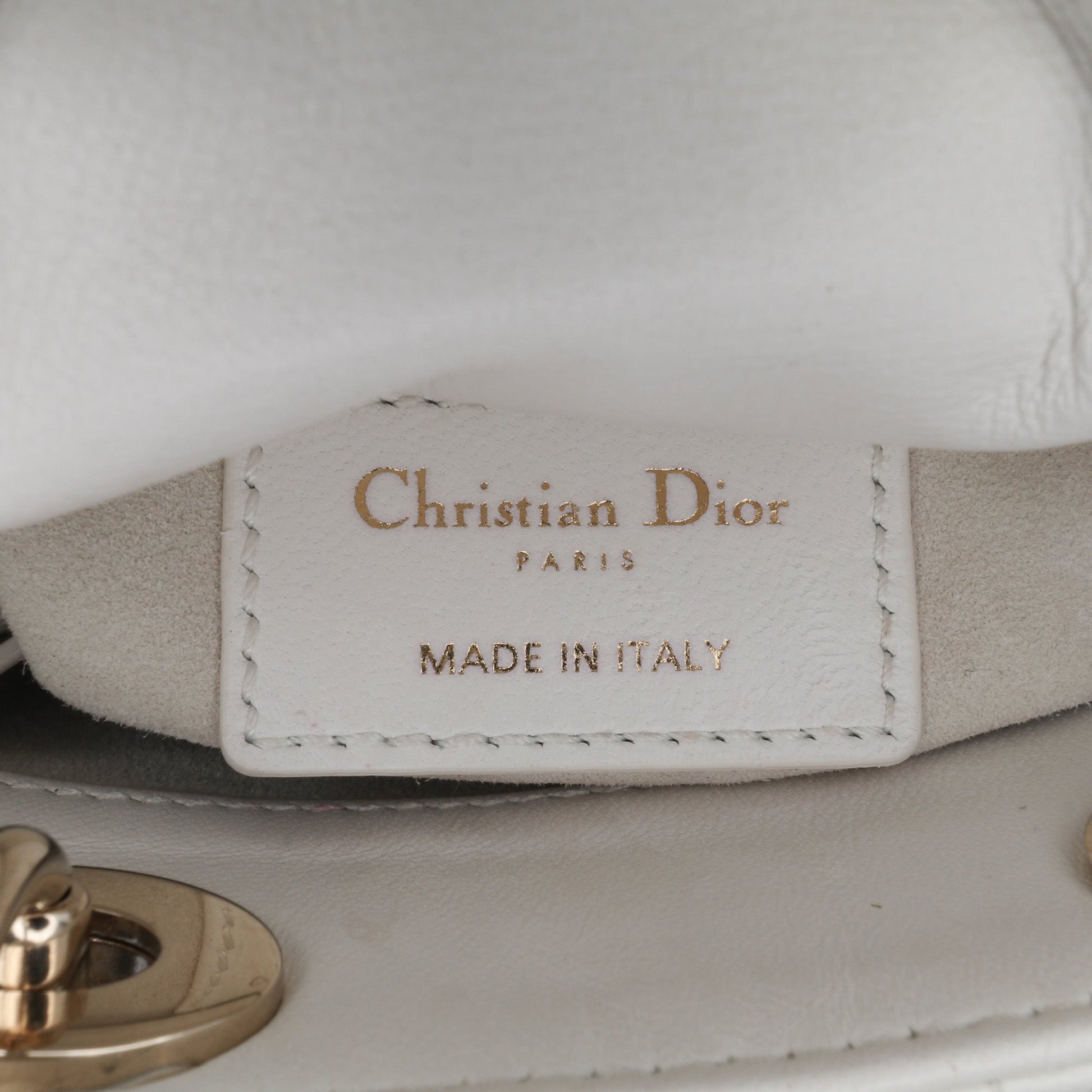 Dior Micro Lambskin Cannage Lady Dior