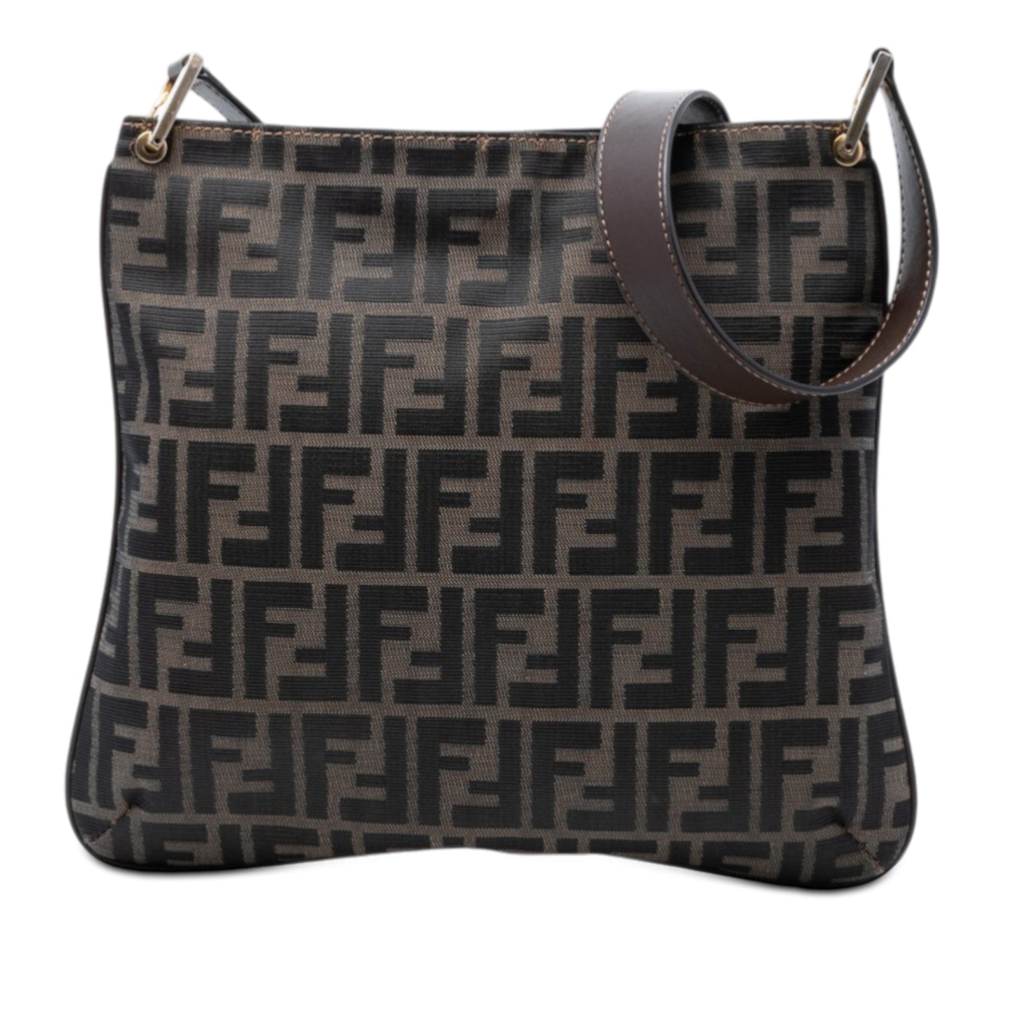 Zucca Coated Canvas Shoulder Bag