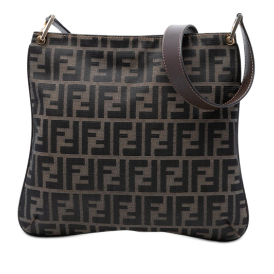 Zucca Coated Canvas Shoulder Bag