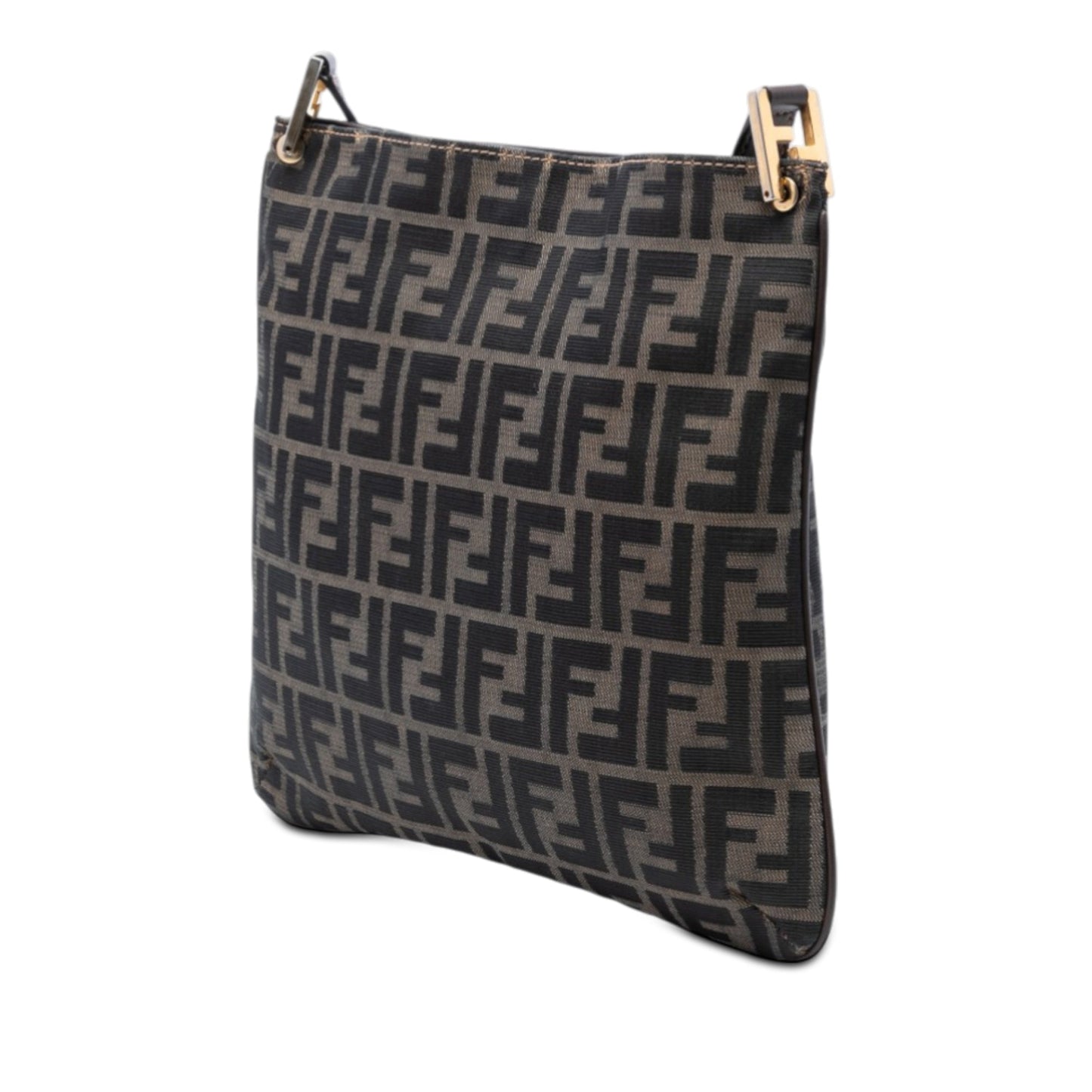 Zucca Coated Canvas Shoulder Bag