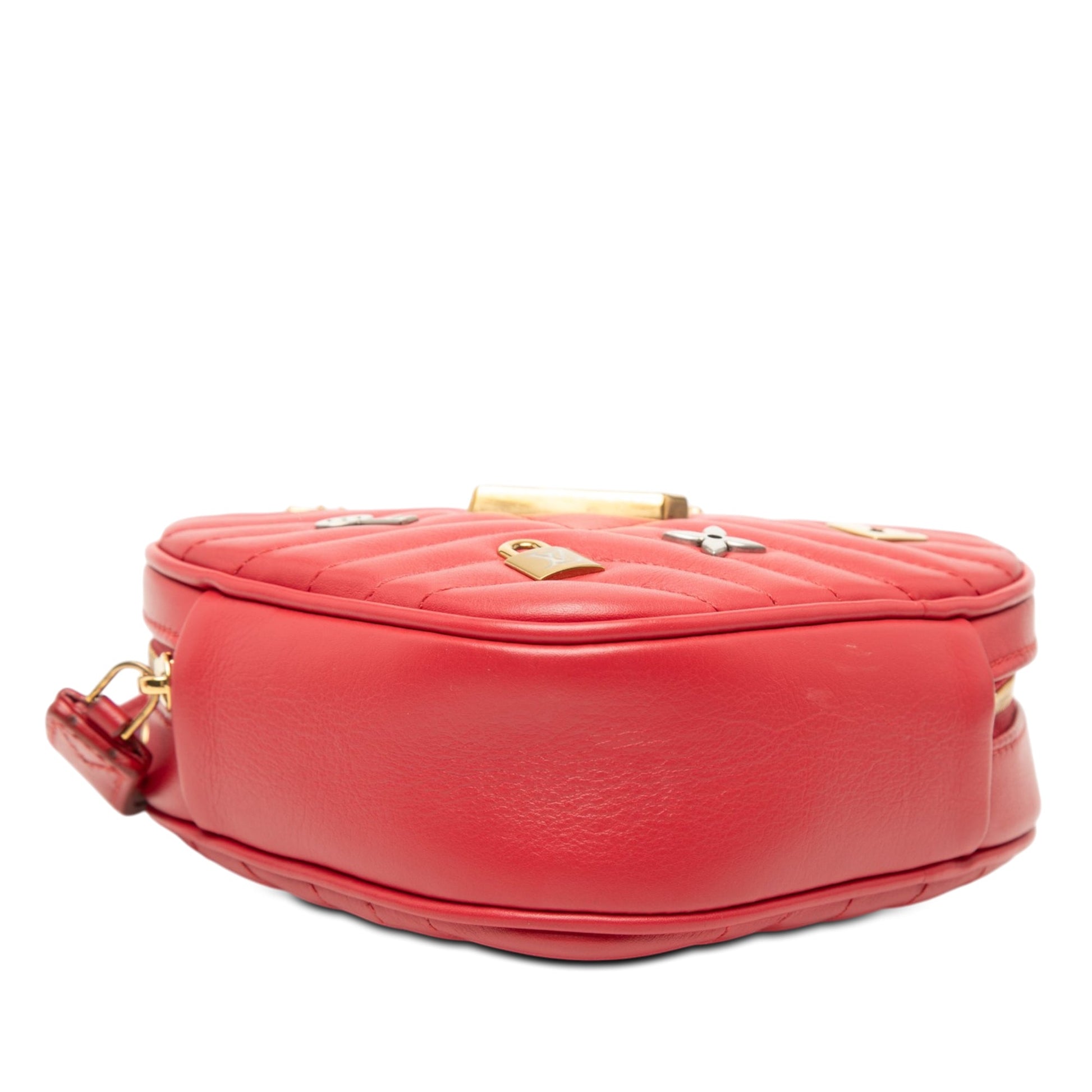 Louis Vuitton Calfskin Embellished New Wave Love Lock Crossbody