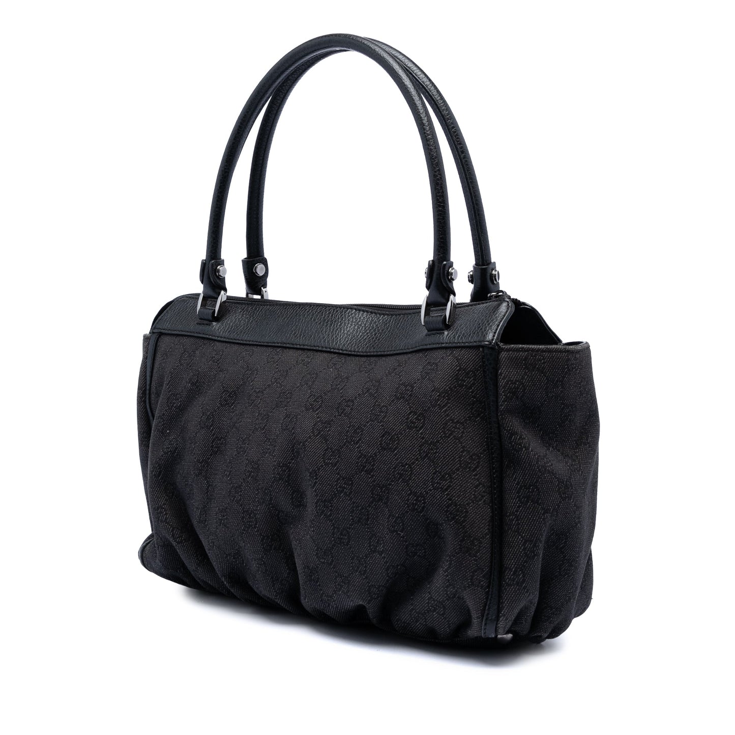 Gucci GG Denim Abbey D Ring Tote