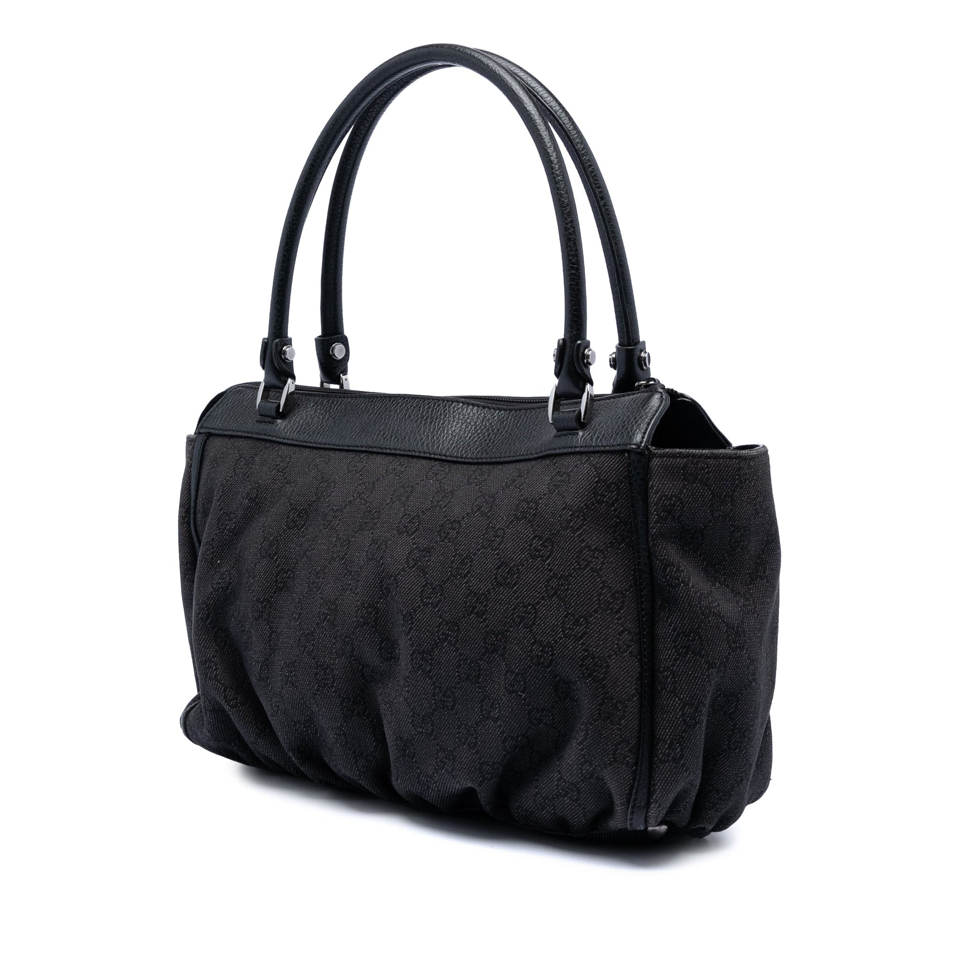 Gucci GG Denim Abbey D Ring Tote