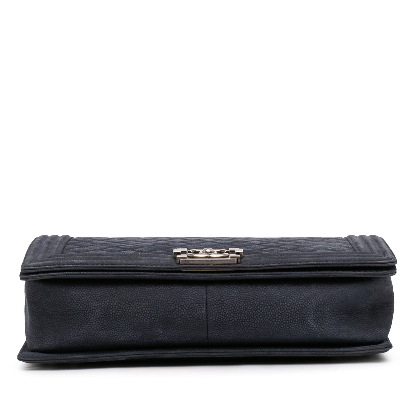 Large Iridescent Quilted Caviar Boy Flap