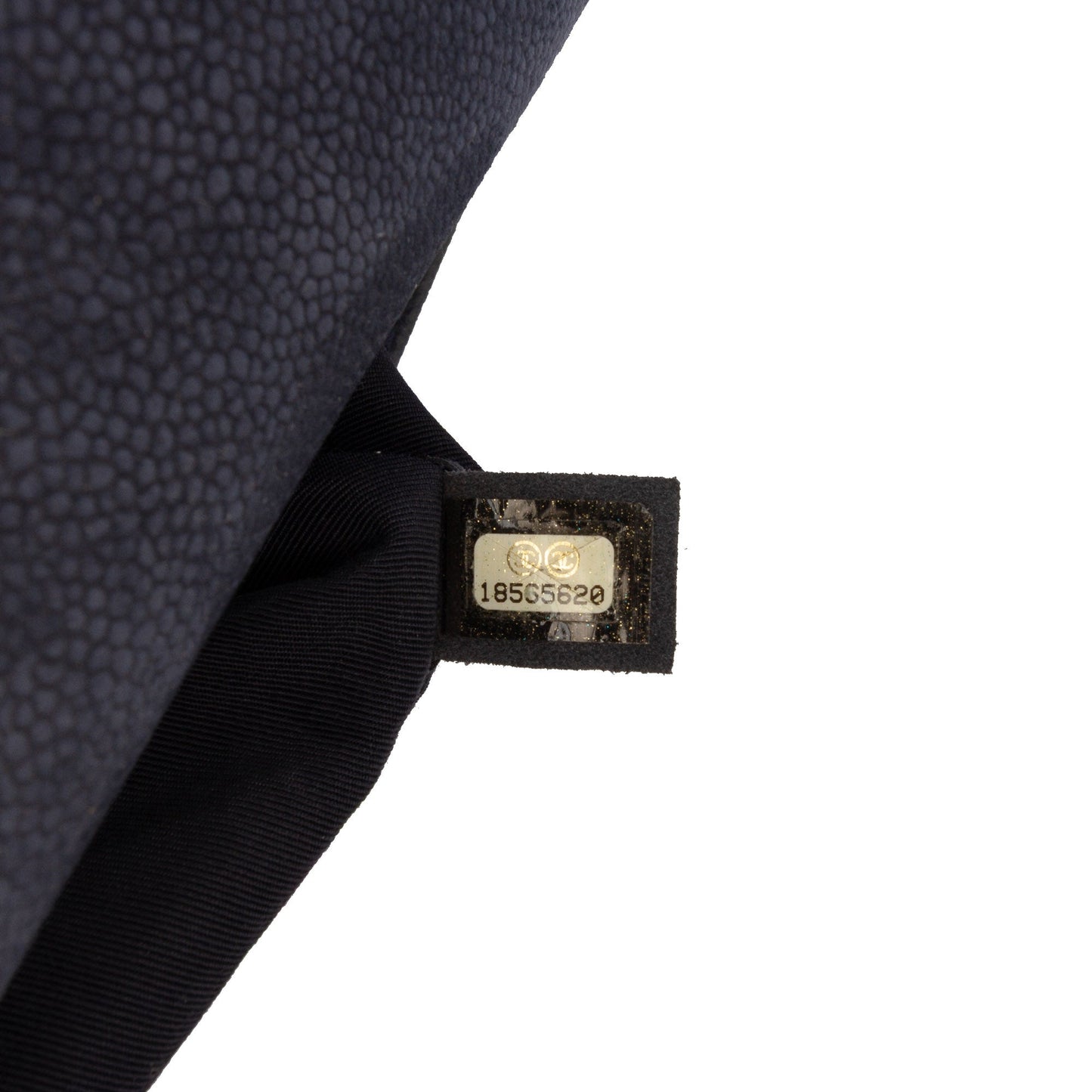 Large Iridescent Quilted Caviar Boy Flap