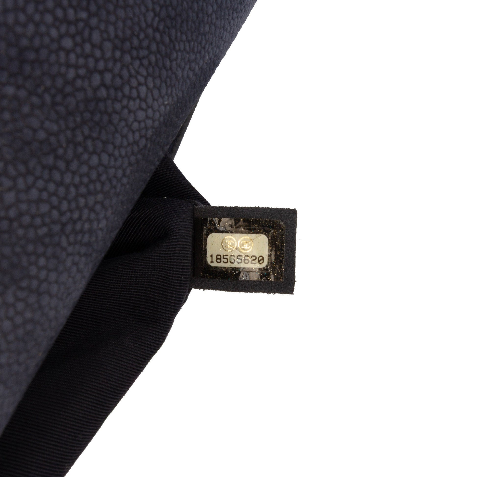 Large Iridescent Quilted Caviar Boy Flap