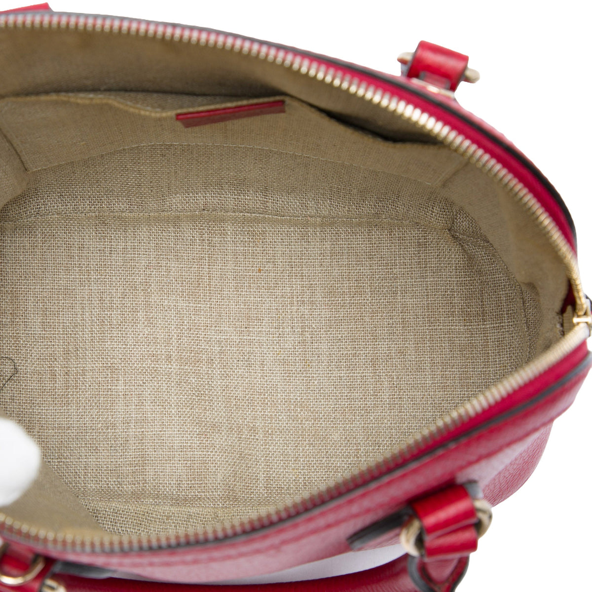 Gucci Mini Calfskin GG Charm Dome Satchel