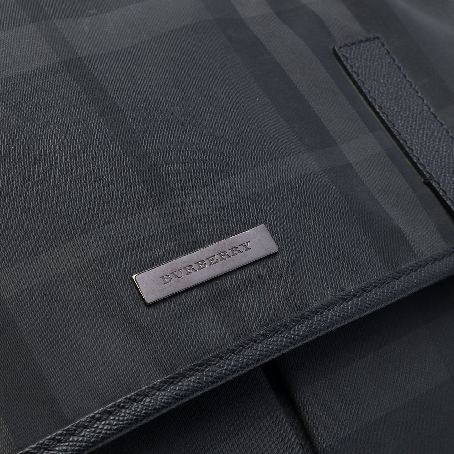 Burberry Smoke Check Nylon Messenger Bag