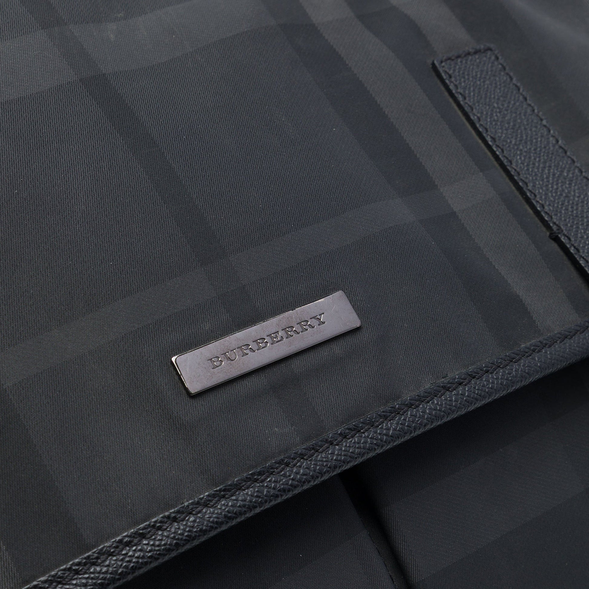 Burberry Smoke Check Nylon Messenger Bag