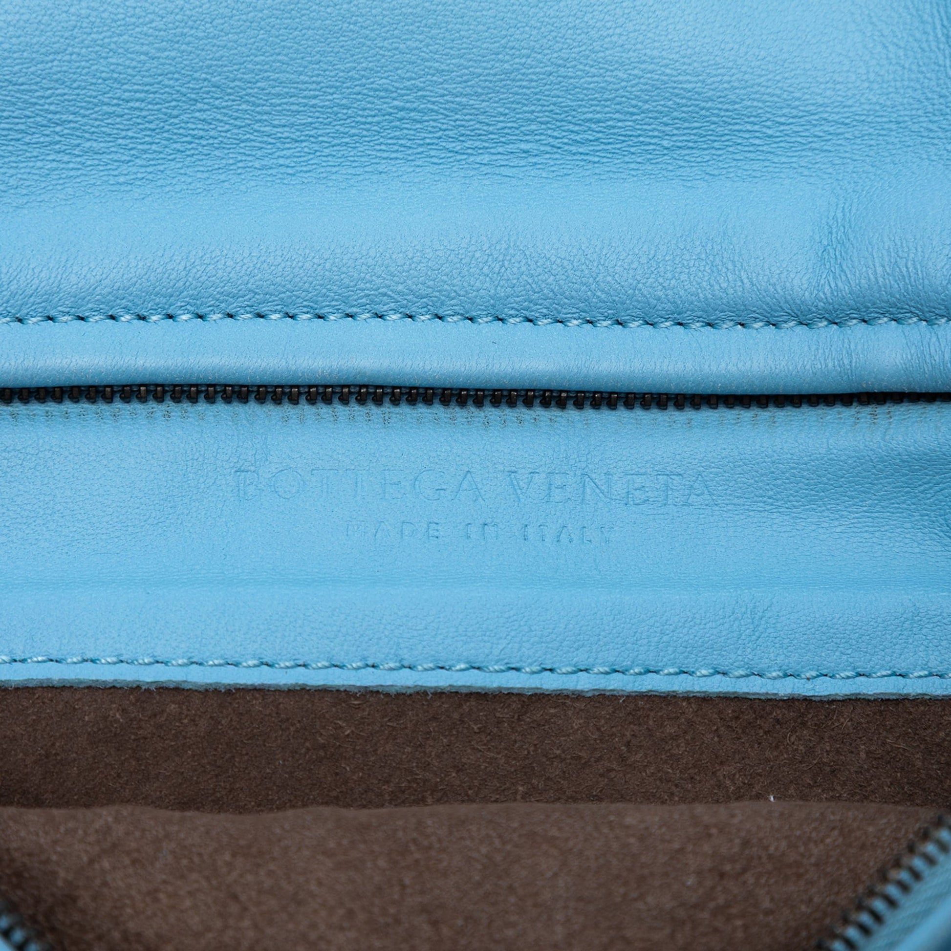Bottega Veneta Nappa Intrecciato Turn Lock Clutch