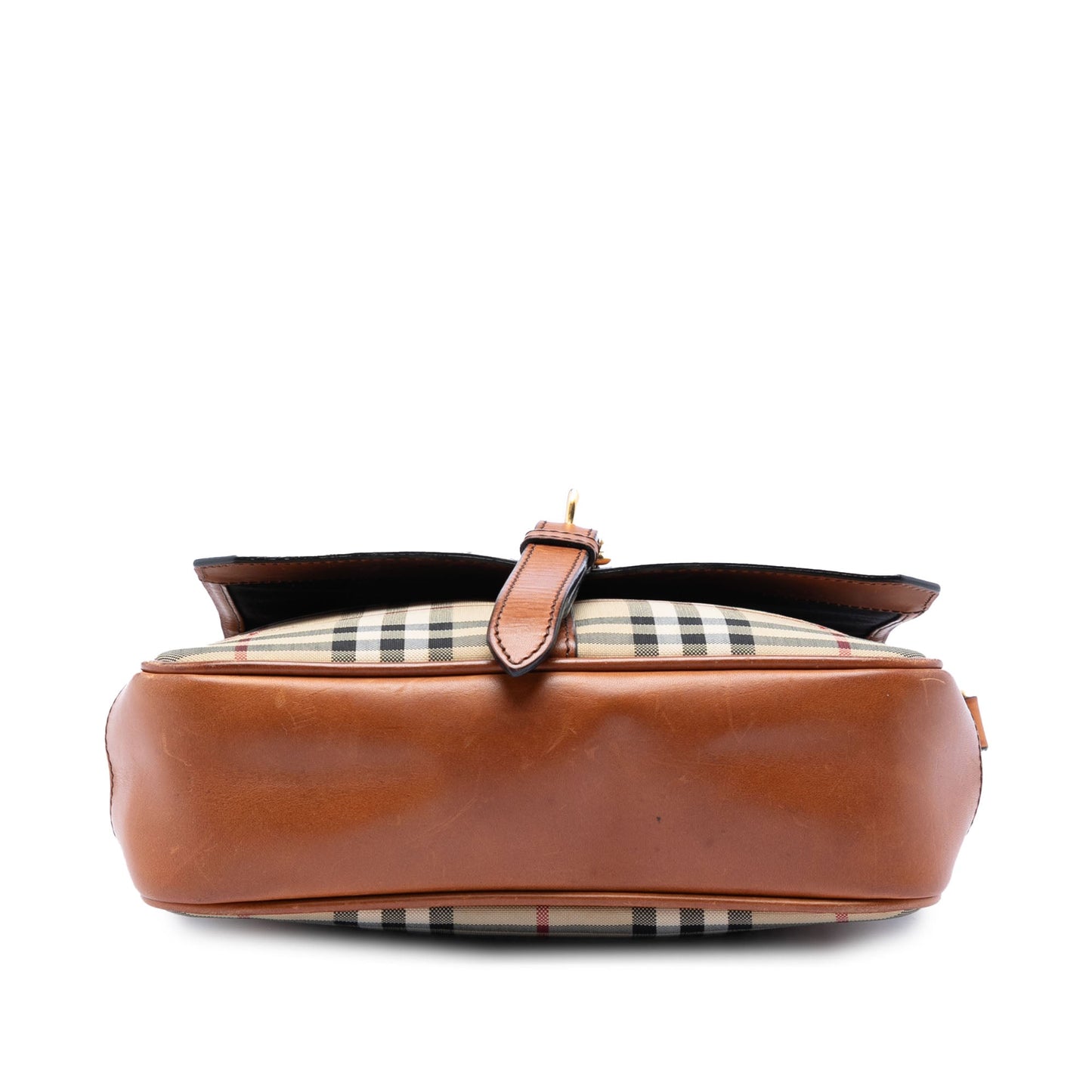 Haymarket Check Nylon Messenger Bag