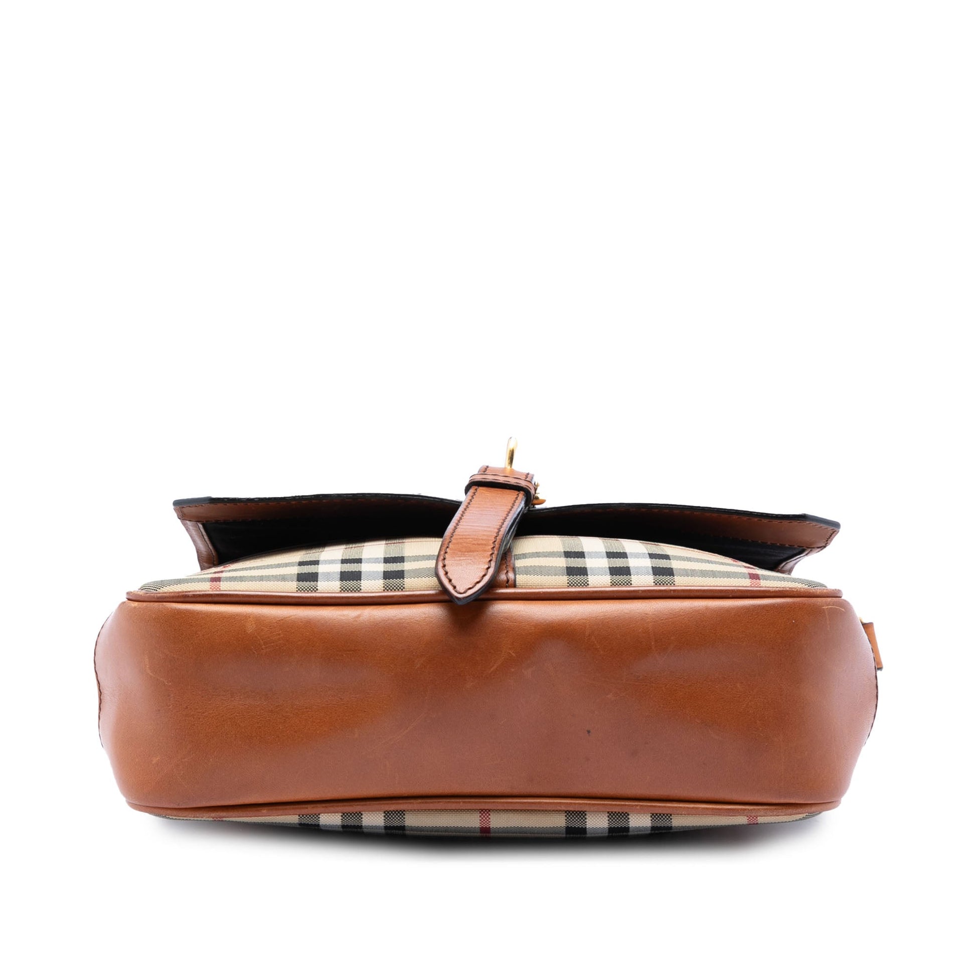 Haymarket Check Nylon Messenger Bag