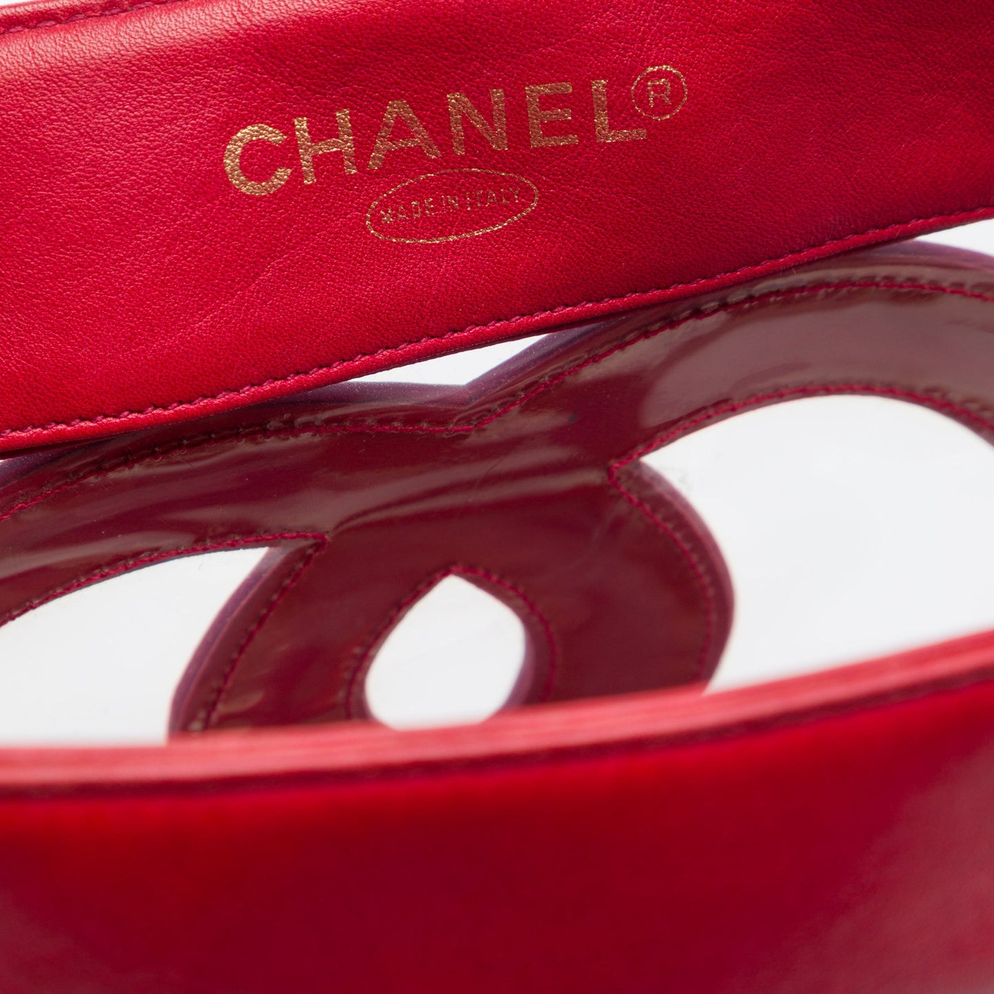 Chanel Triple CC Vinyl and Lambskin Tote