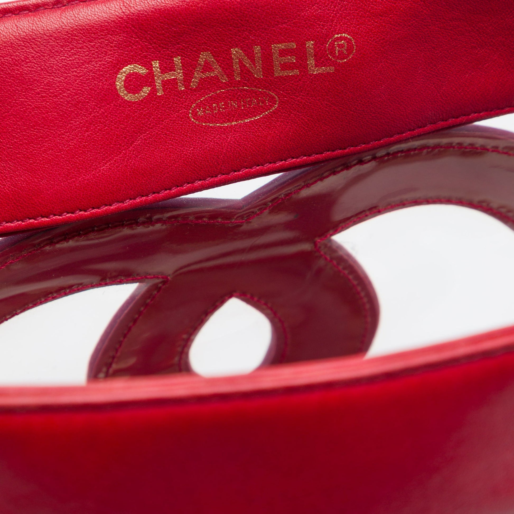 Chanel Triple CC Vinyl and Lambskin Tote