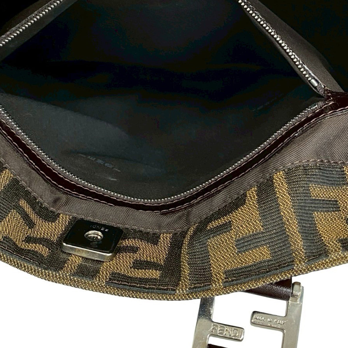 Fendi Small Zucca Canvas Twins Tote
