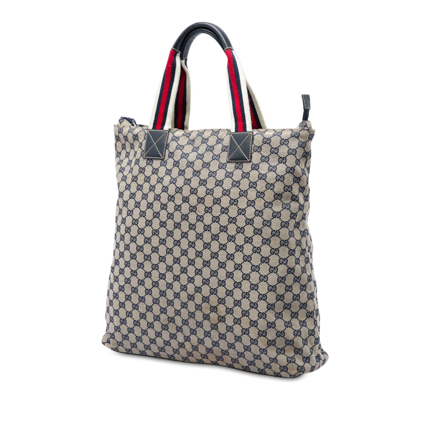 Gucci GG Canvas Web Vertical Tote