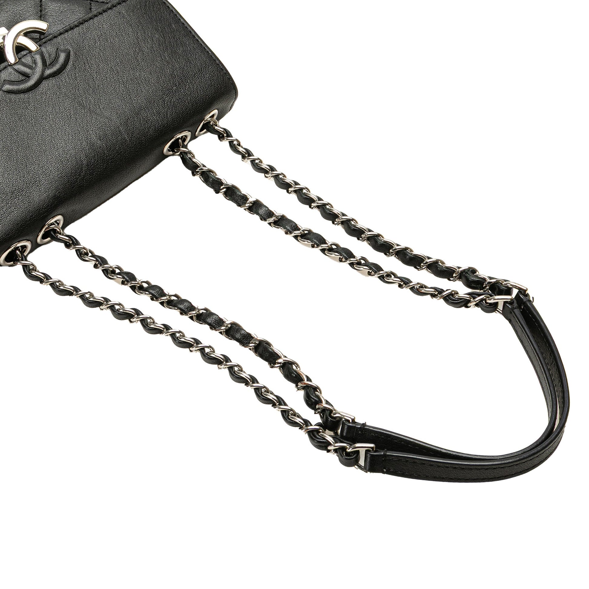 Chanel Small Quilted Goatskin CC Box Flap