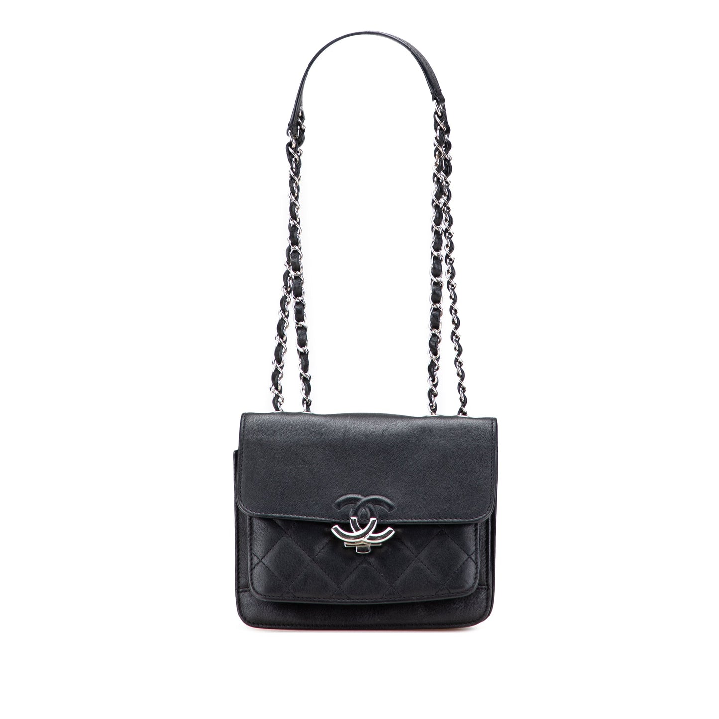 Chanel Small Quilted Goatskin CC Box Flap