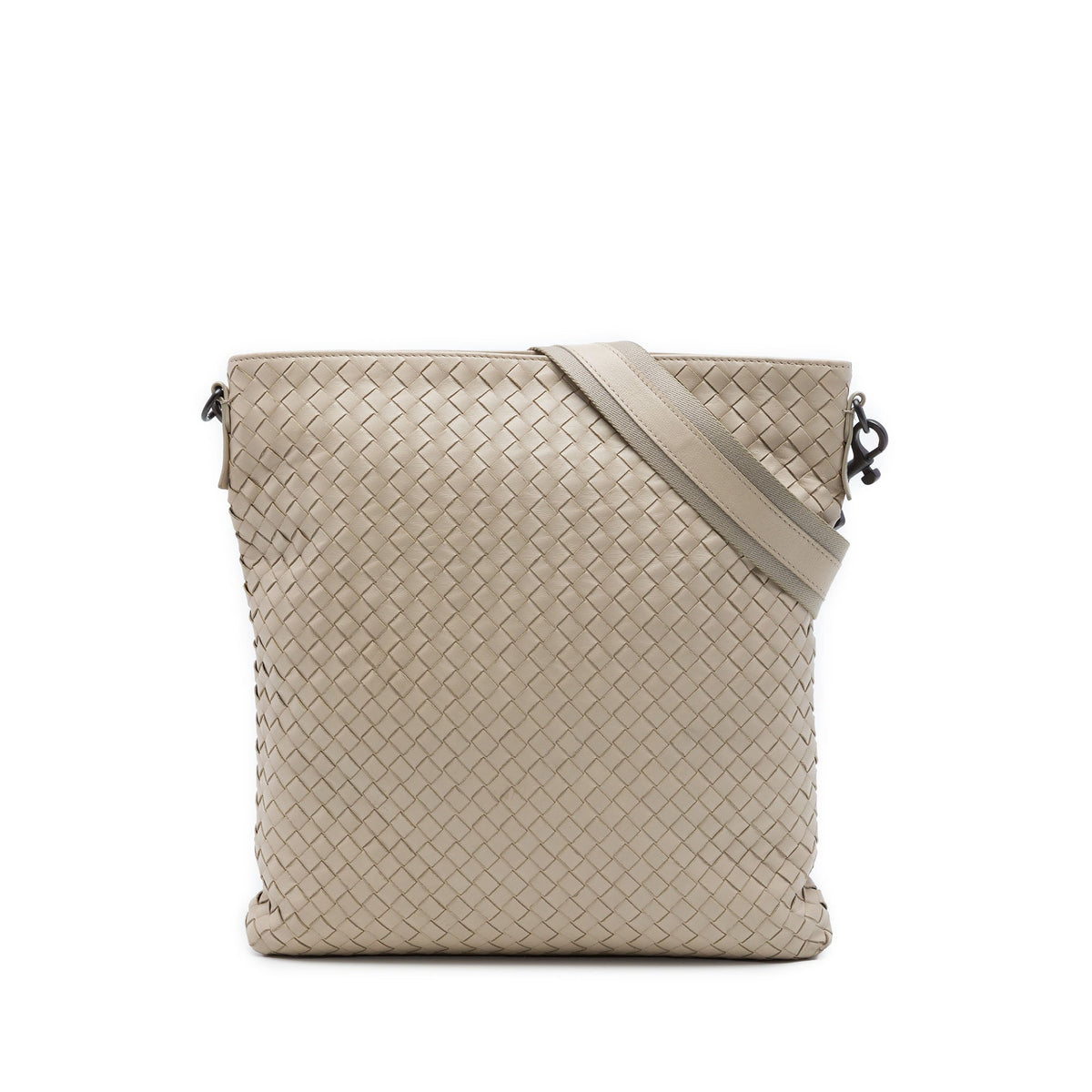 Bottega Veneta Nappa Intrecciato VN Crossbody — Brown