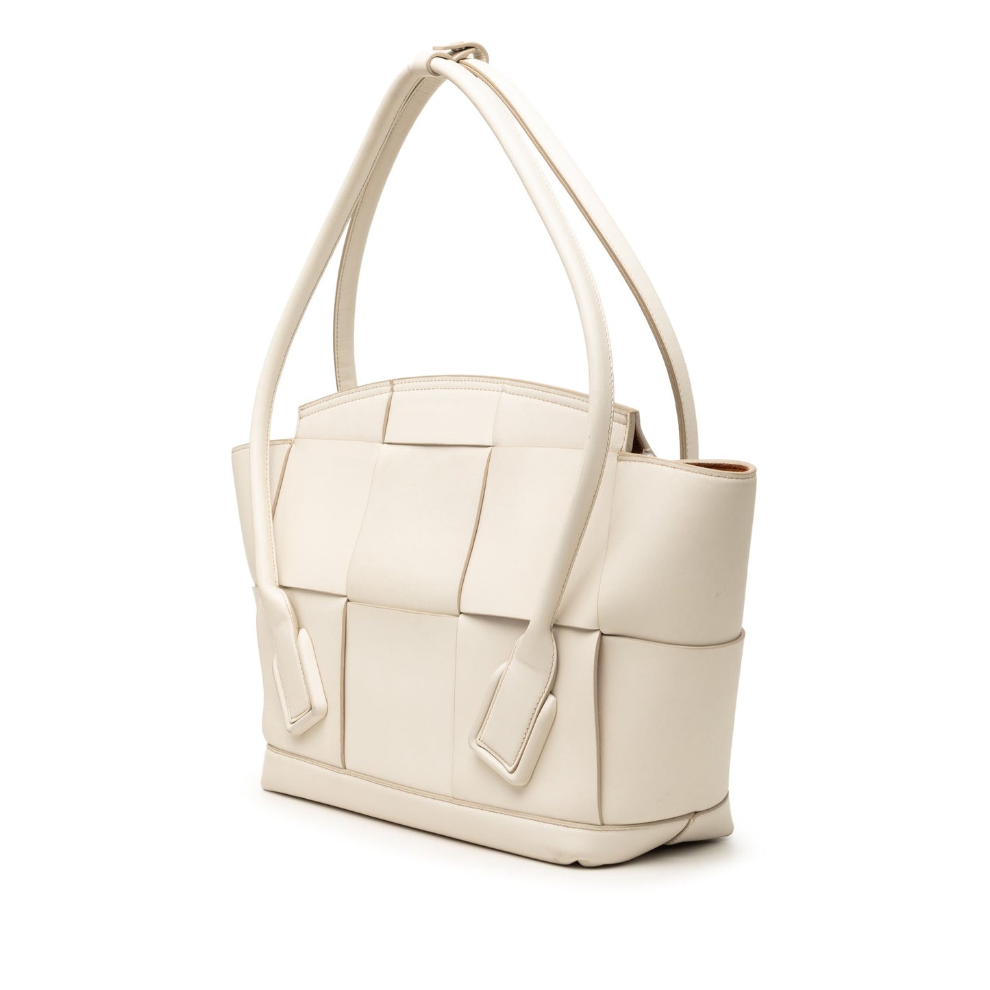 Bottega Veneta Medium Calfskin Maxi Intrecciato Arco Tote