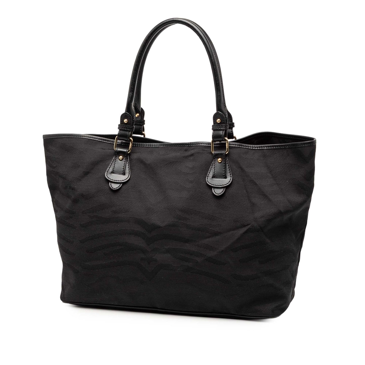 Fendi Canvas Tiger Print Tote