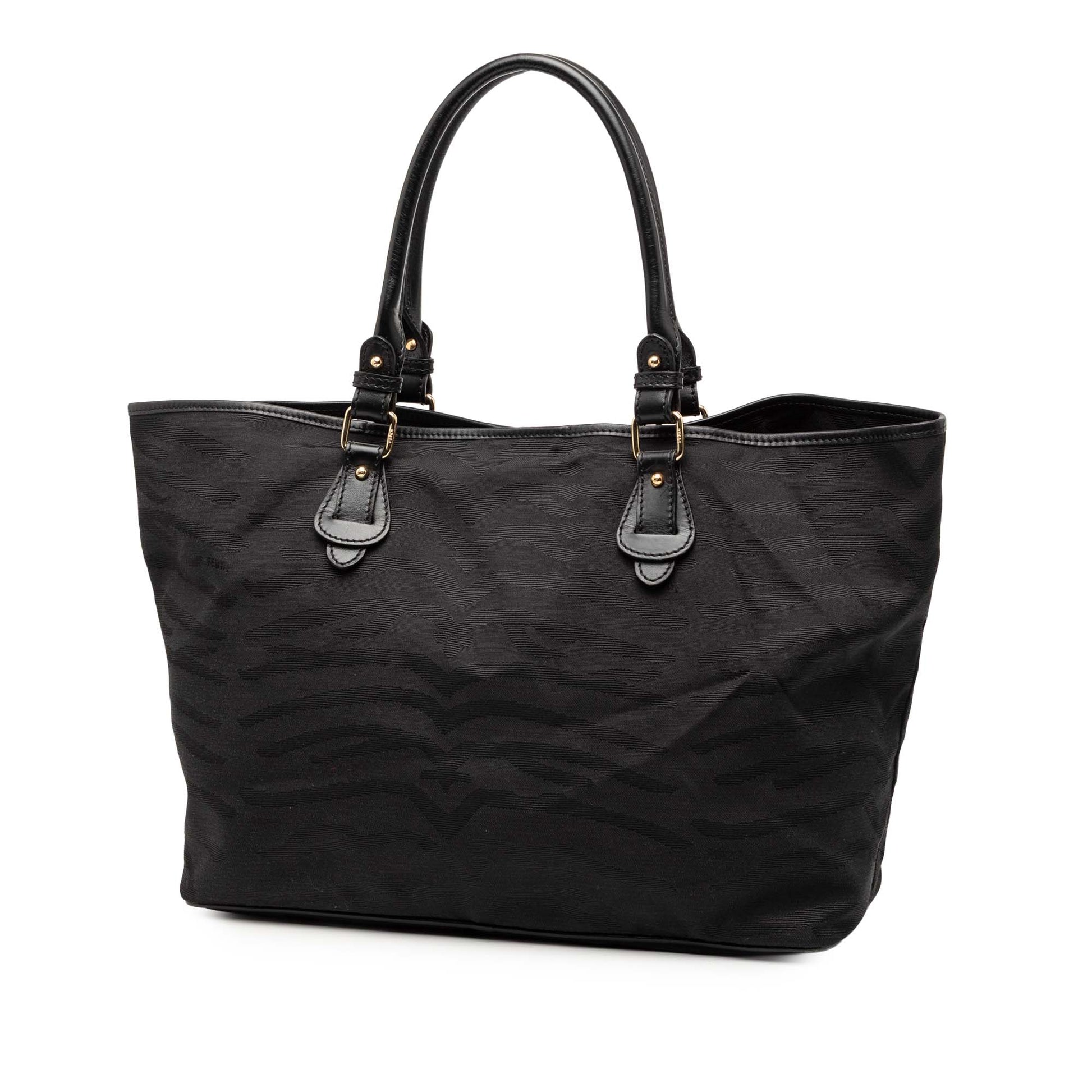 Fendi Canvas Tiger Print Tote
