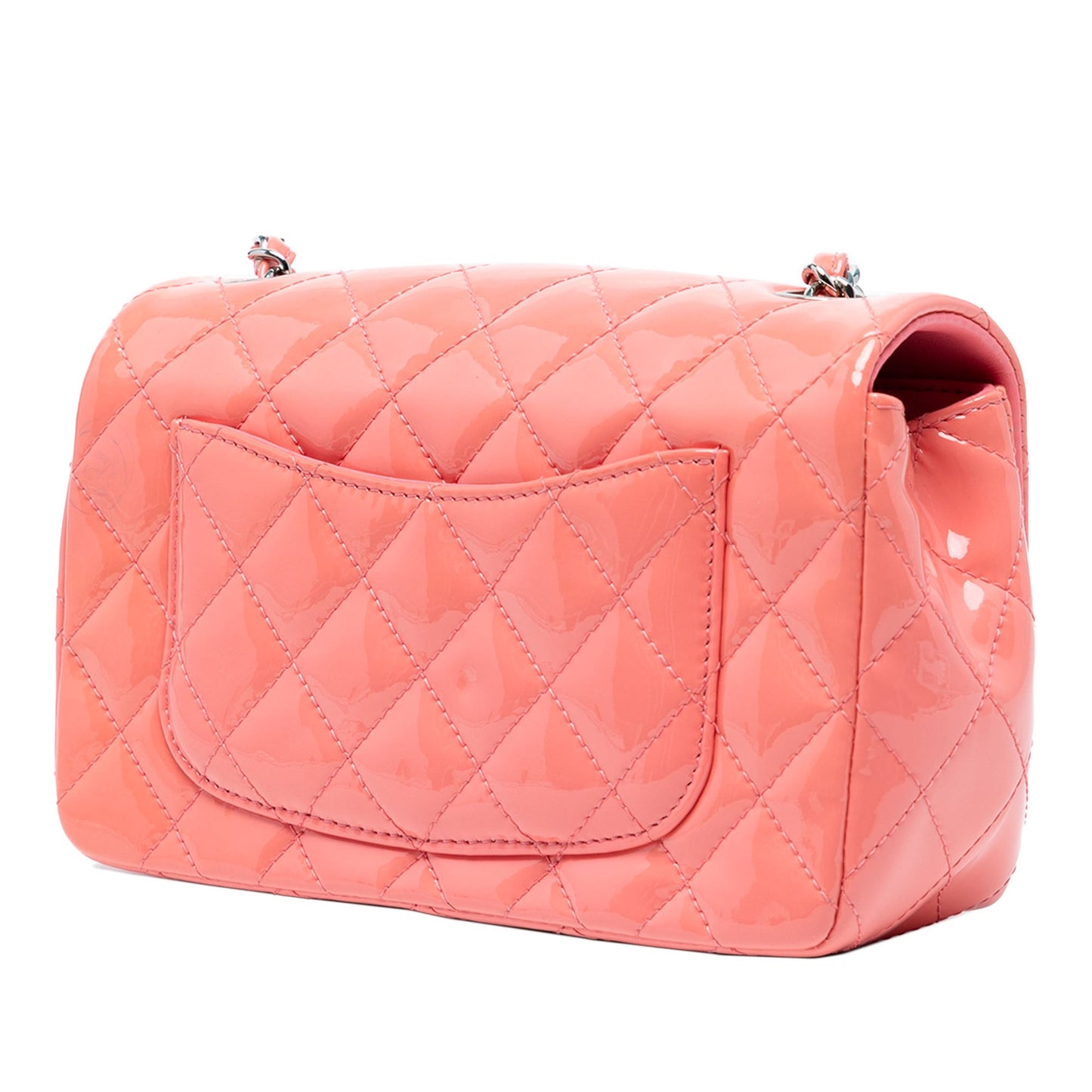 Chanel Mini Rectangular Classic Patent Single Flap