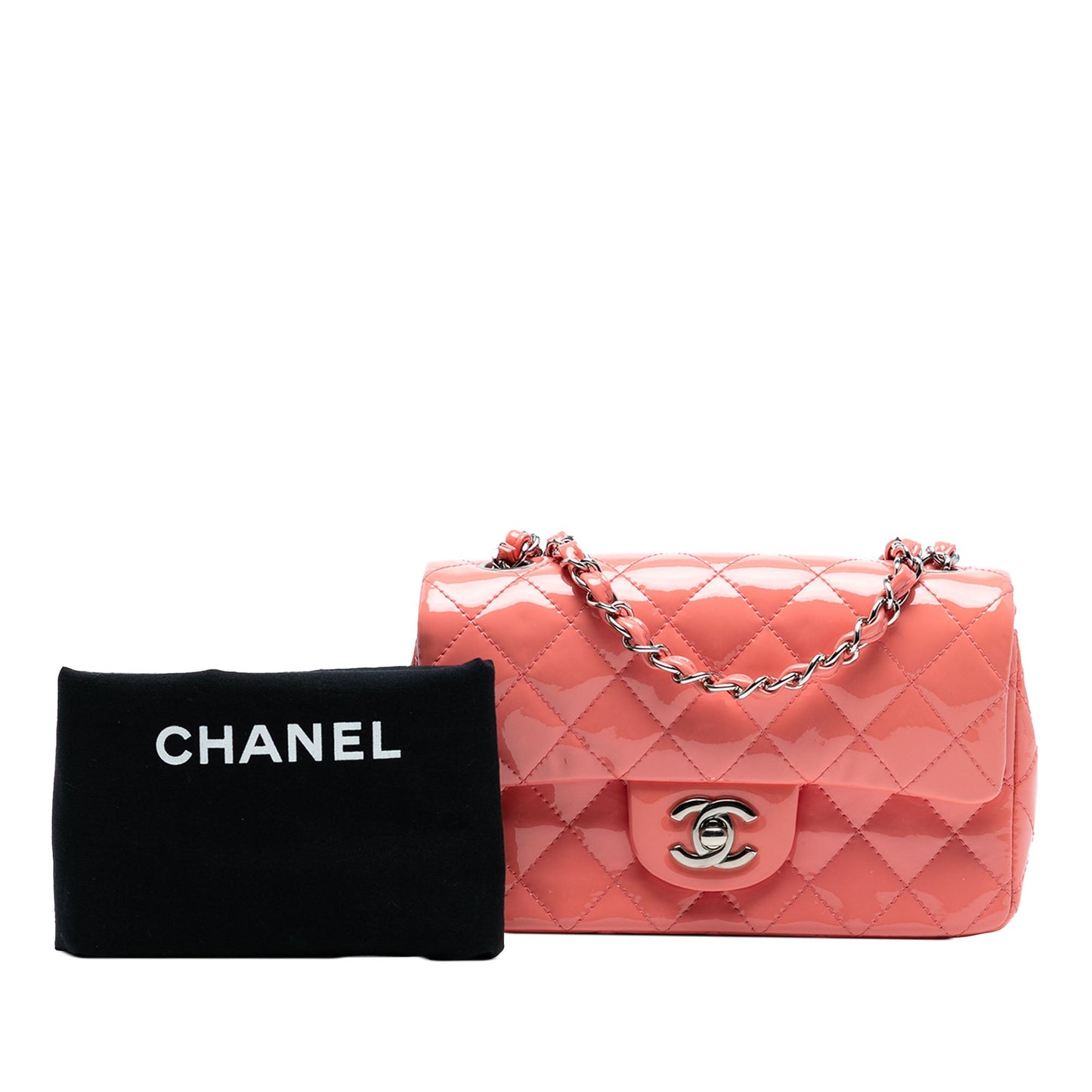 Chanel Mini Rectangular Classic Patent Single Flap