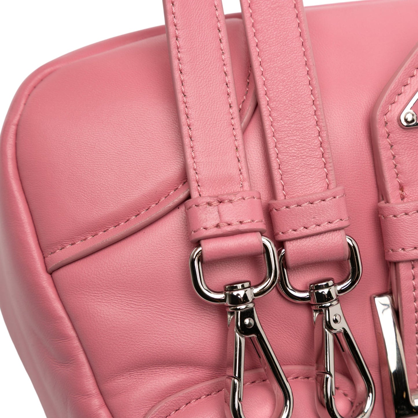 Prada Nappa Soft Padded Re Edition 2002 Moon Satchel