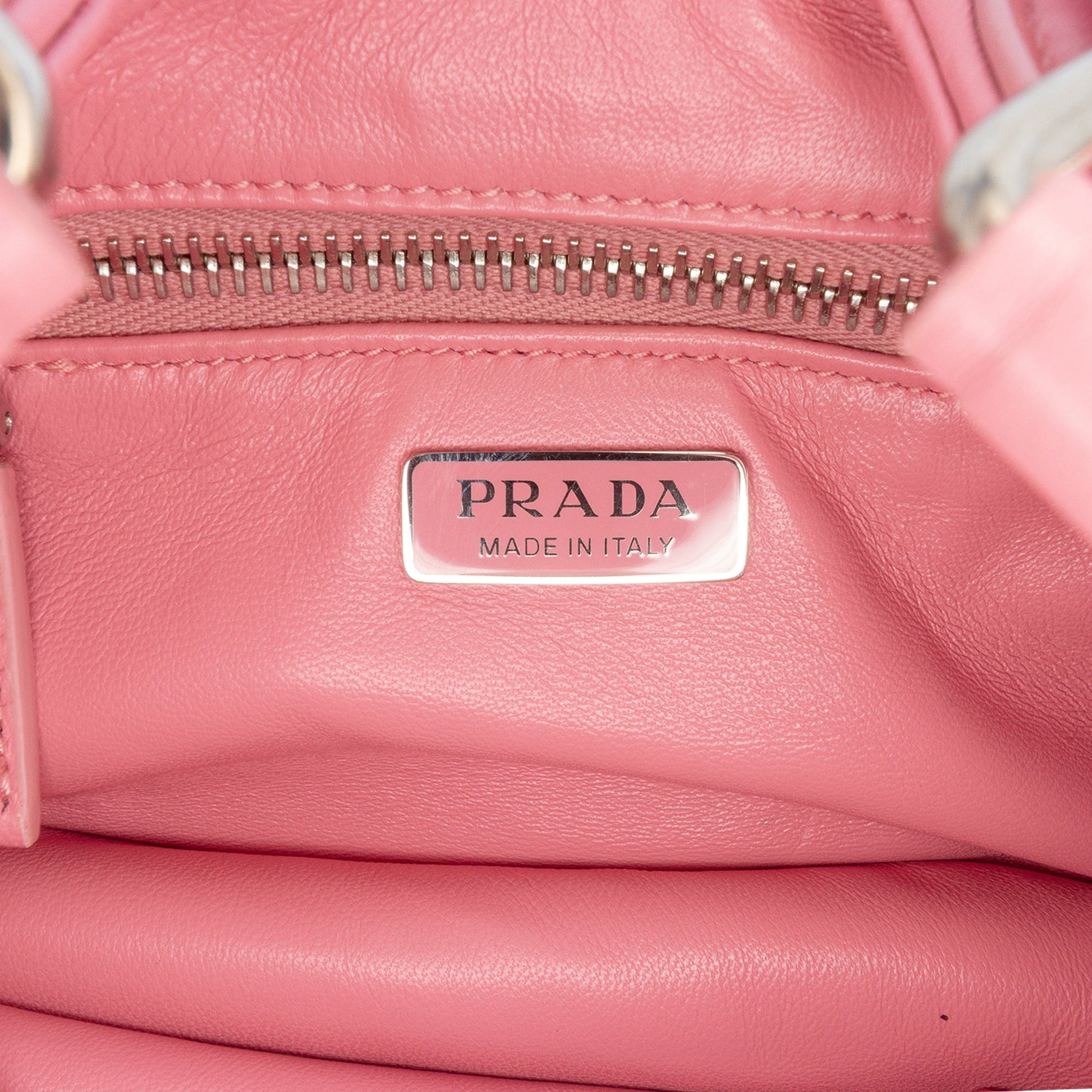 Prada Nappa Soft Padded Re Edition 2002 Moon Satchel