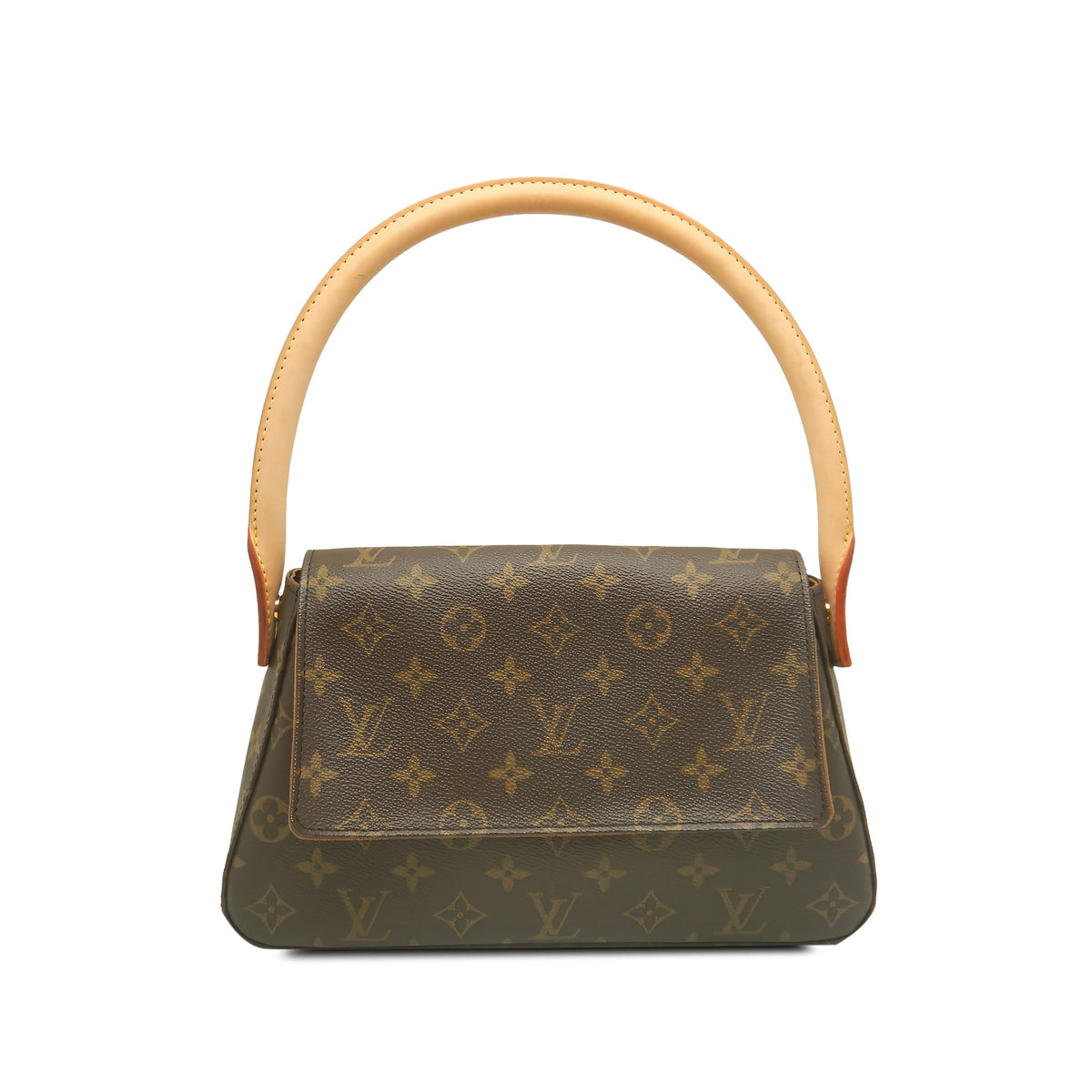 Louis Vuitton Monogram Mini Looping — Brown
