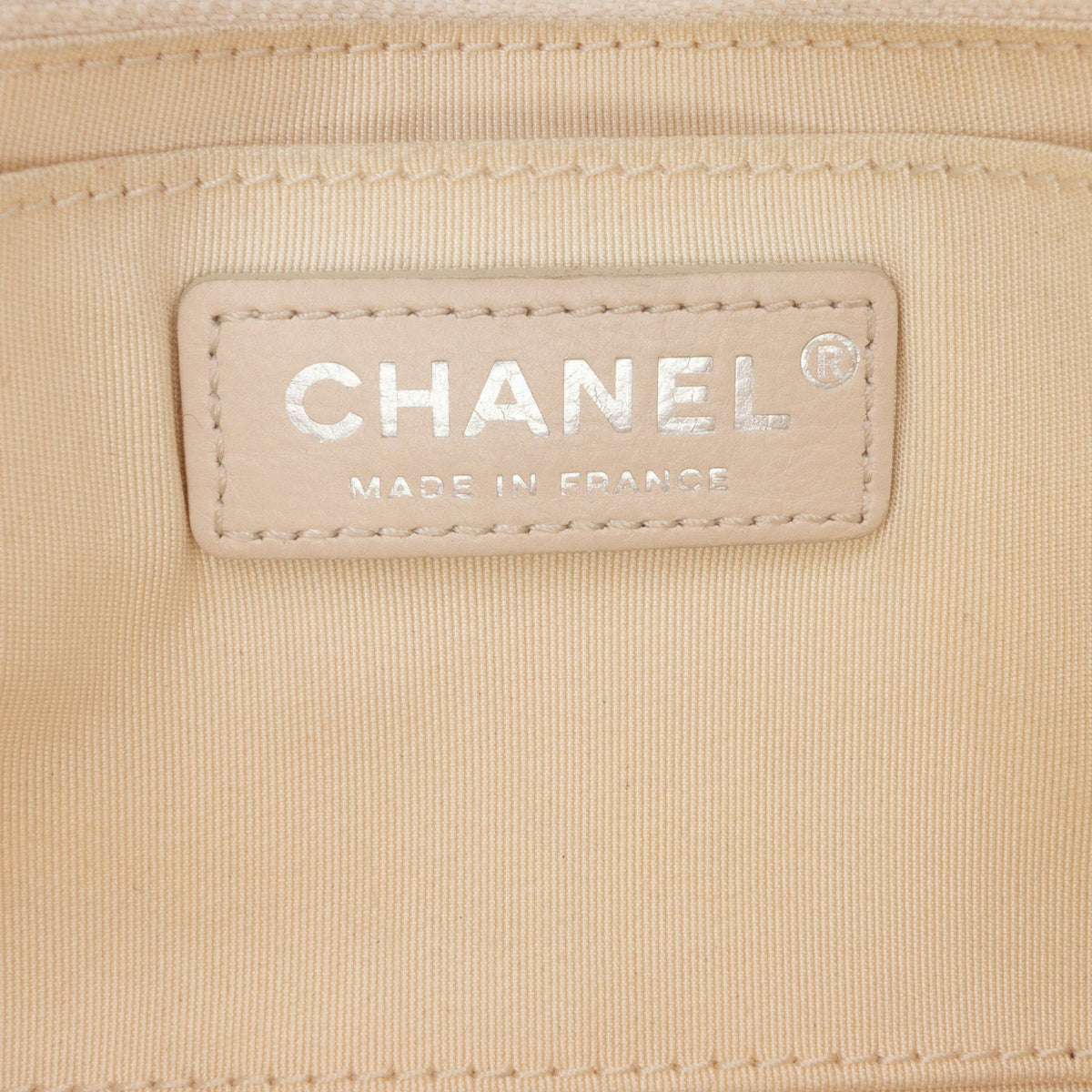 Chanel Quilted Calfskin Chain Embossed Flap