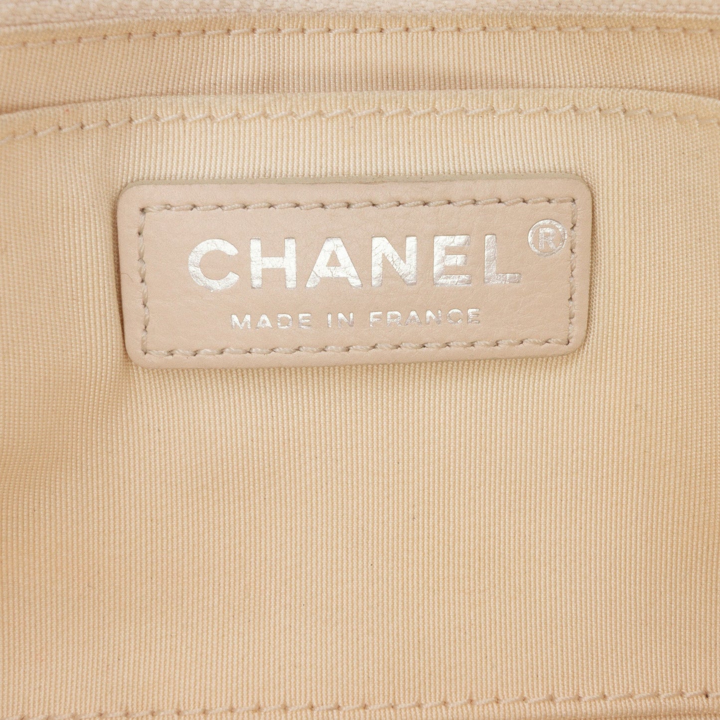 Chanel Quilted Calfskin Chain Embossed Flap