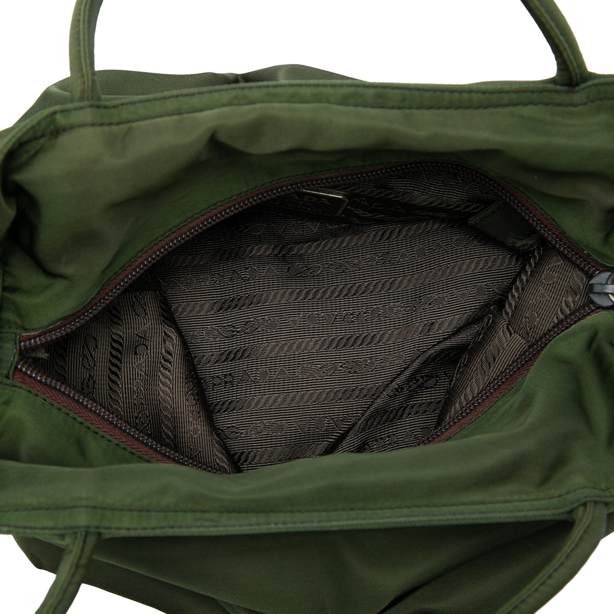 Prada Tessuto Tote — Green