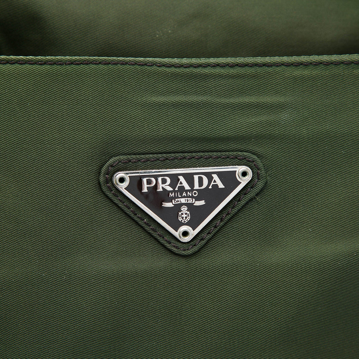 Prada Tessuto Tote — Green