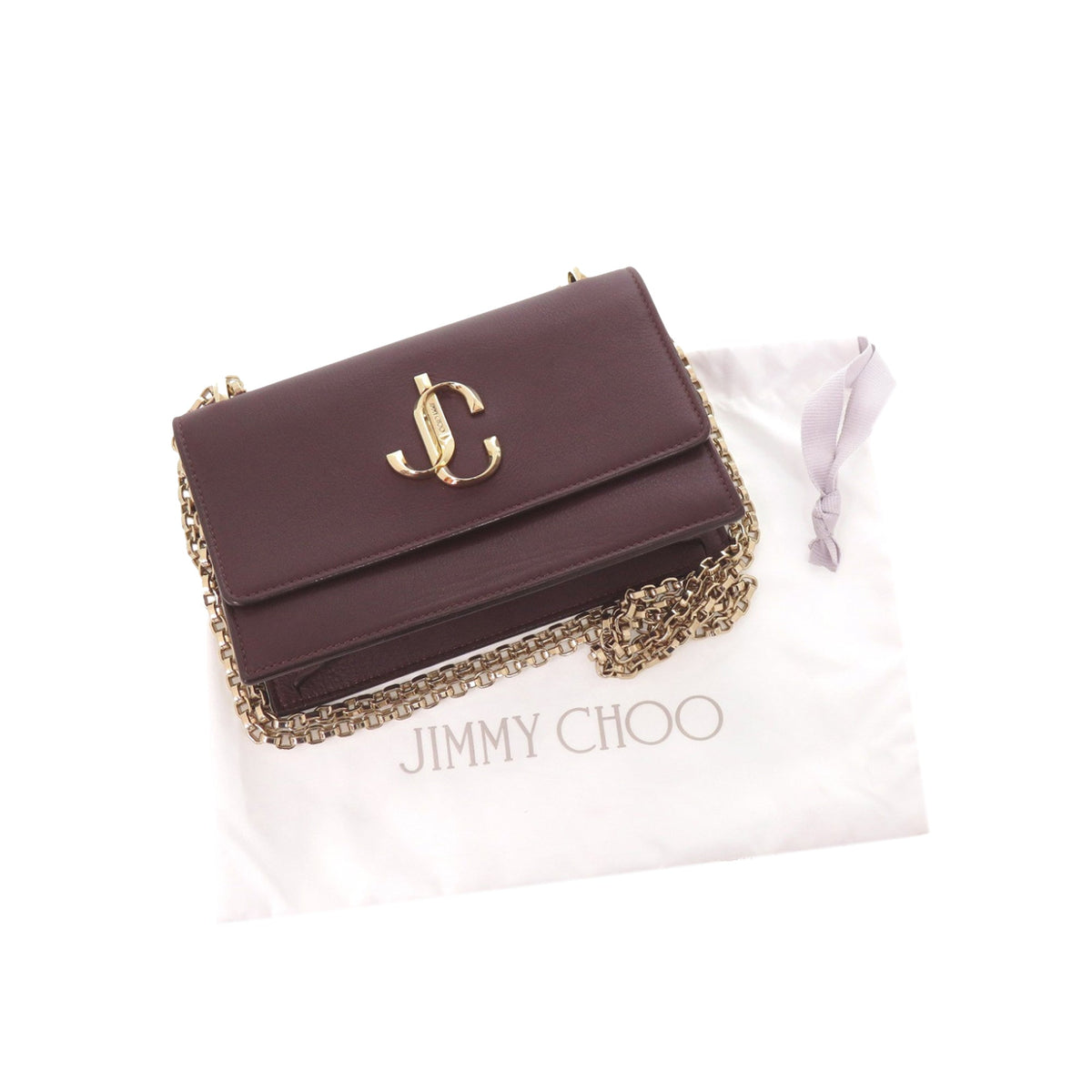 Jimmy Choo Calfskin Bohemia Chain Crossbody