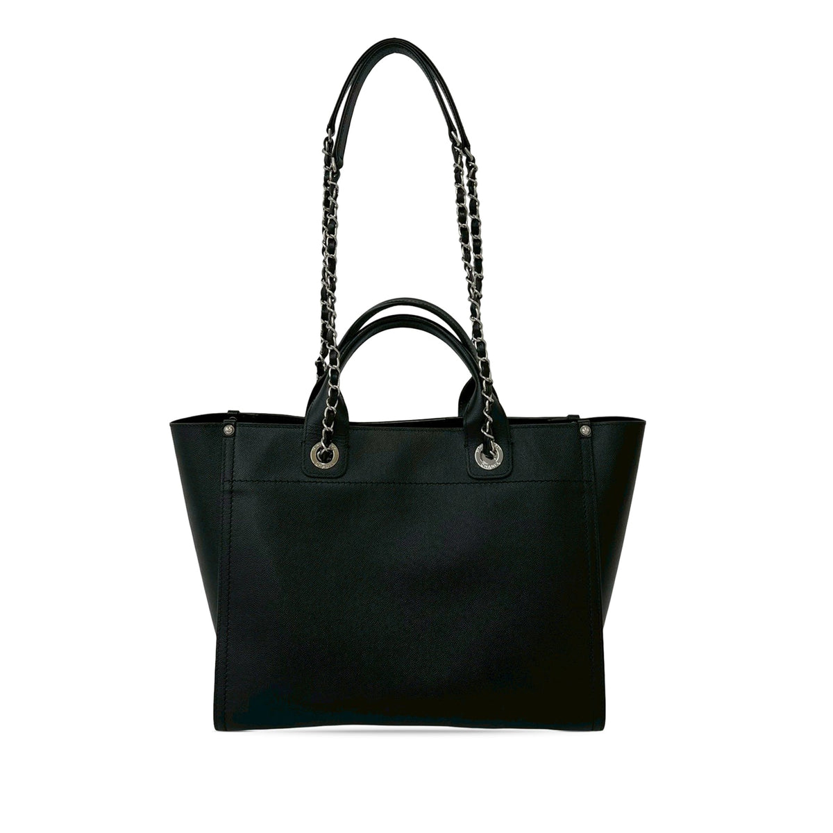 Chanel Medium Caviar Studded Deauville Tote