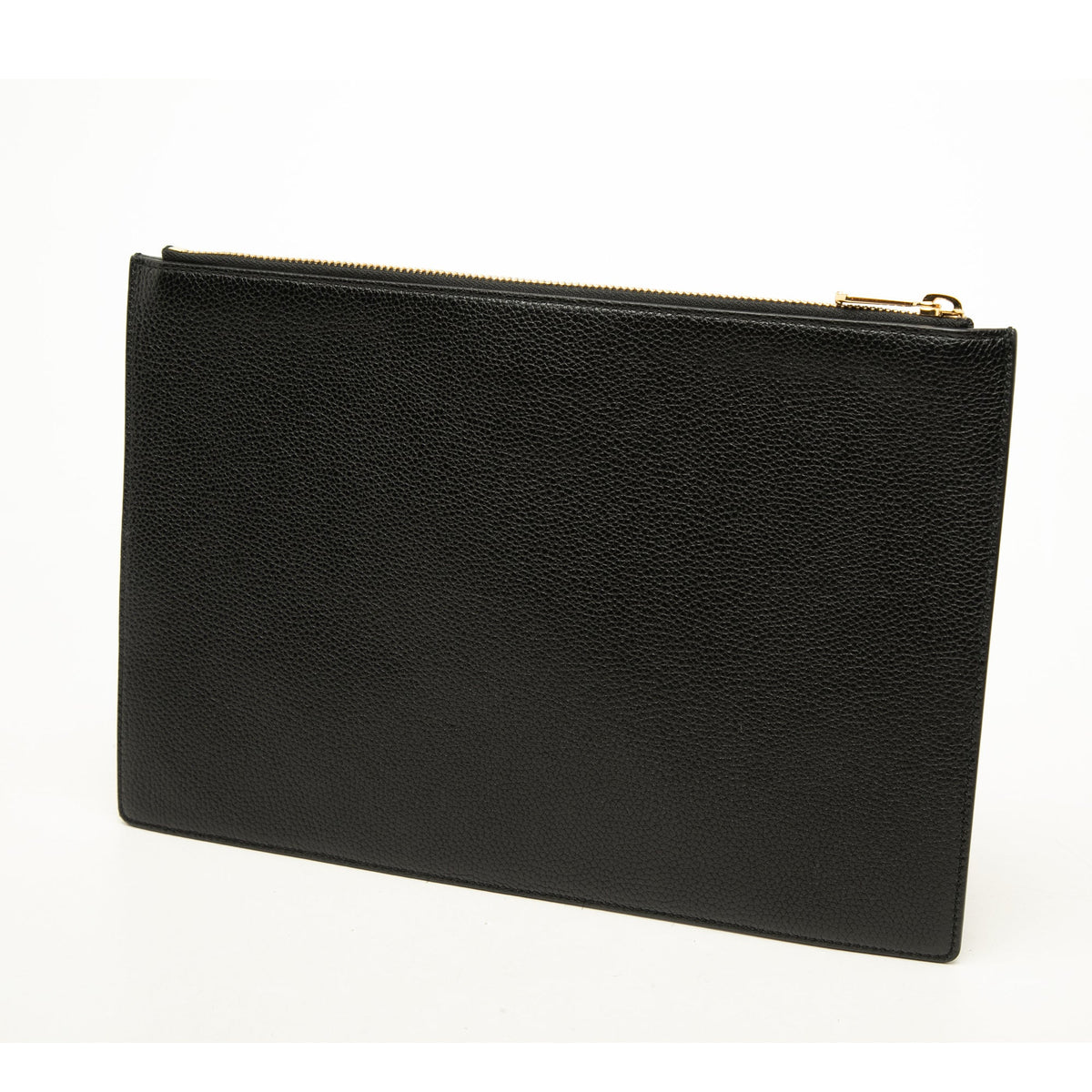 Gucci Grained Calfskin Zumi Zip Pouch — Black