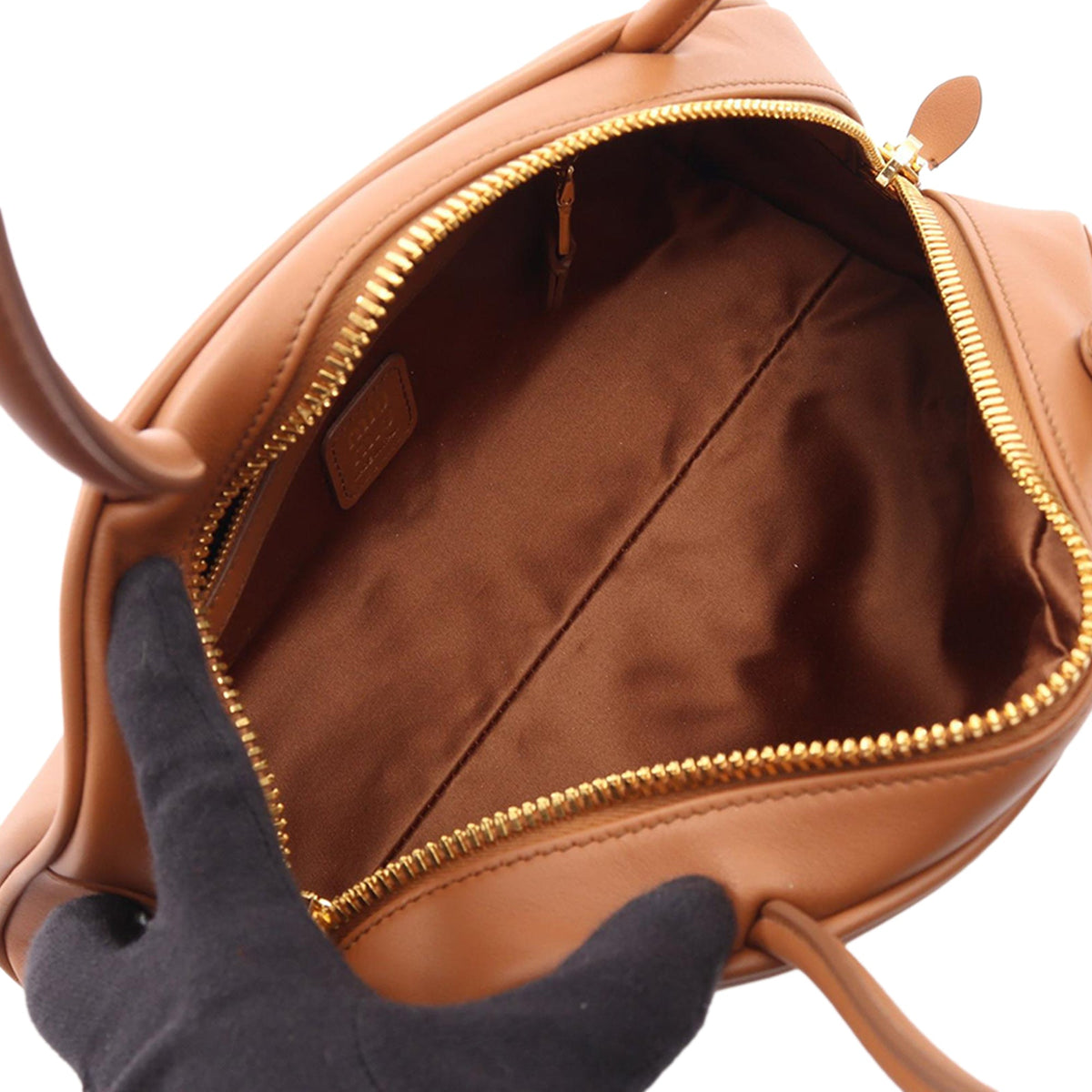 Miu Miu Leather Bauletto Bag