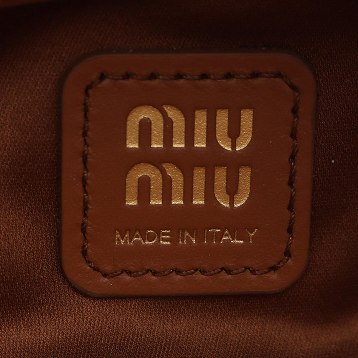 Miu Miu Leather Bauletto Bag