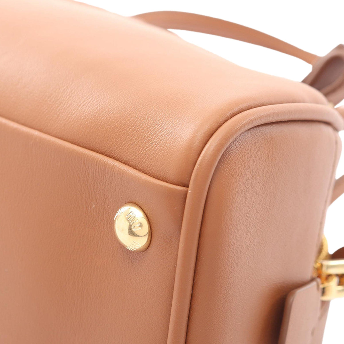 Miu Miu Leather Bauletto Bag