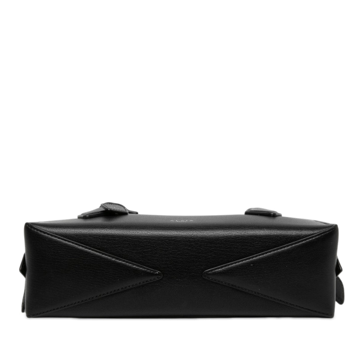 ALAÏA Medium Goatskin Le Teckel Shoulder Bag — Black